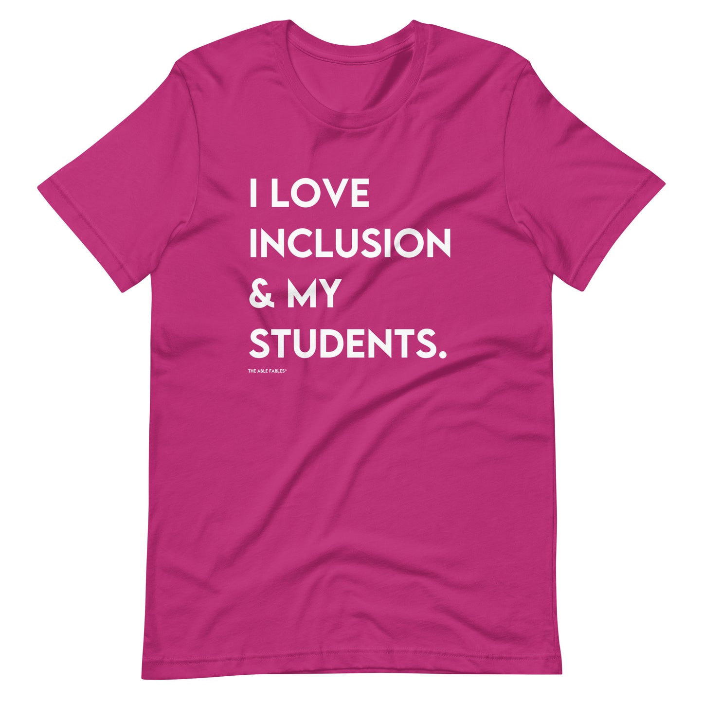 I Love Inclusion & My Students | Adult Unisex Tee
