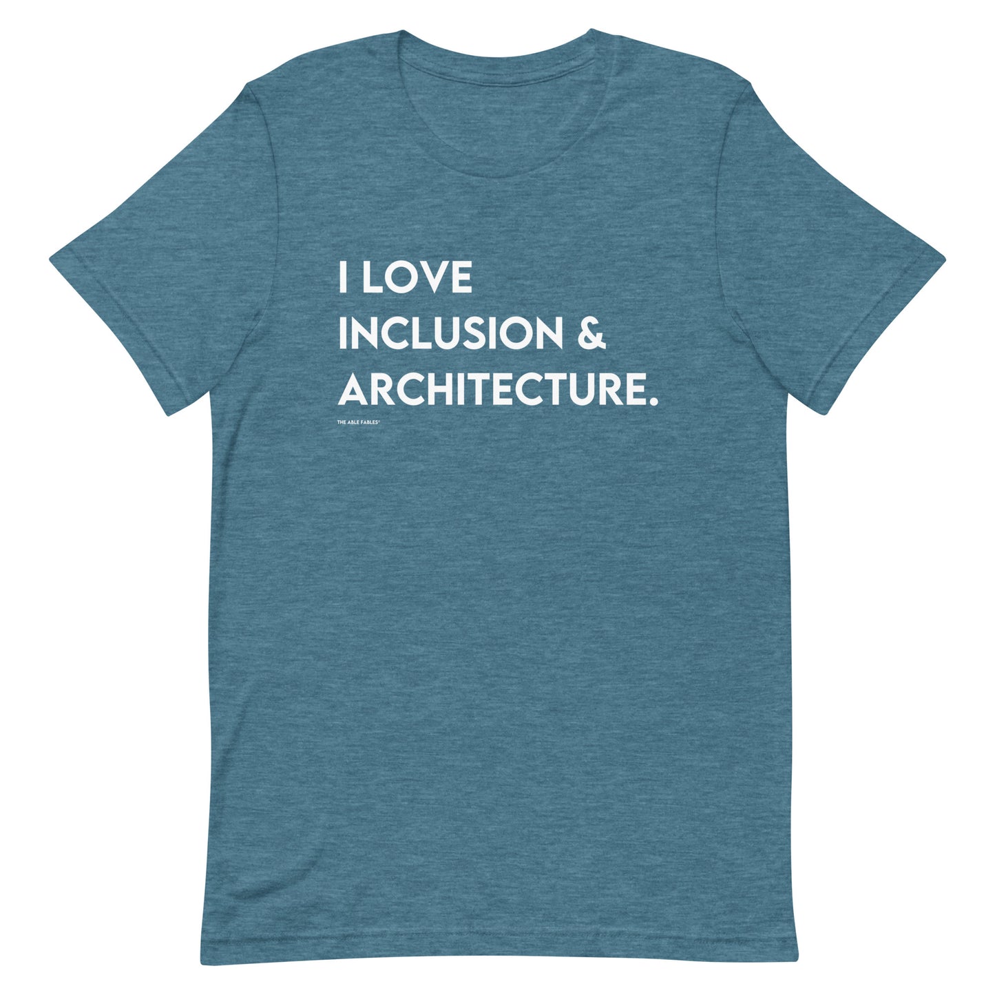 I Love Inclusion & Architecture | Adult Unisex Tee