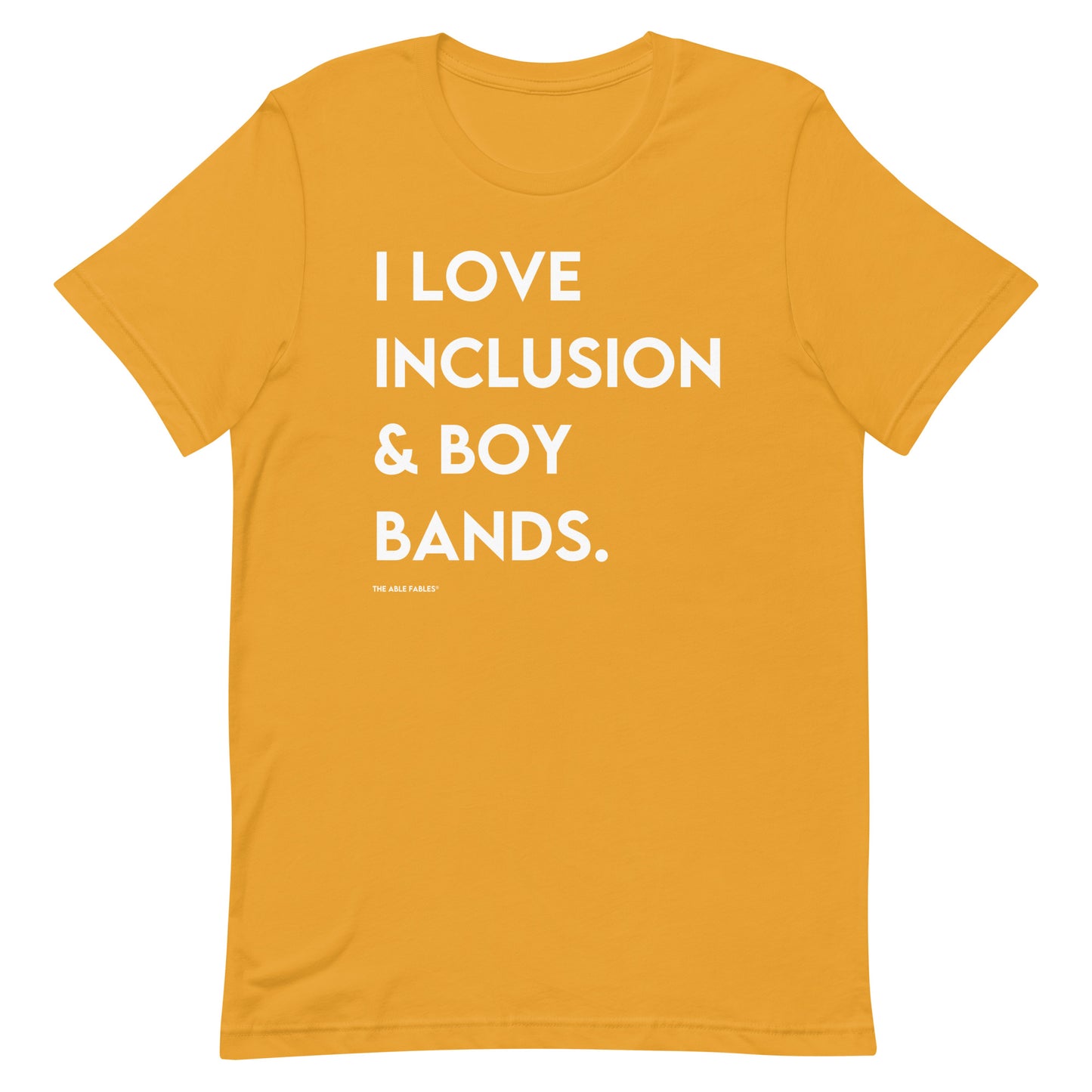 I Love Inclusion & Boy Bands | Adult Unisex Tee