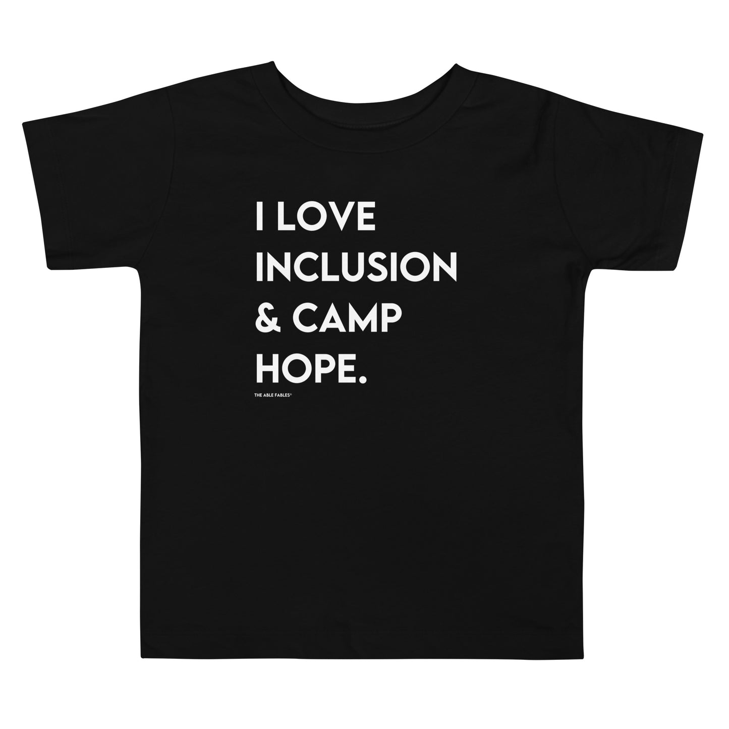 "I Love Inclusion & Camp Hope" Toddler Tee