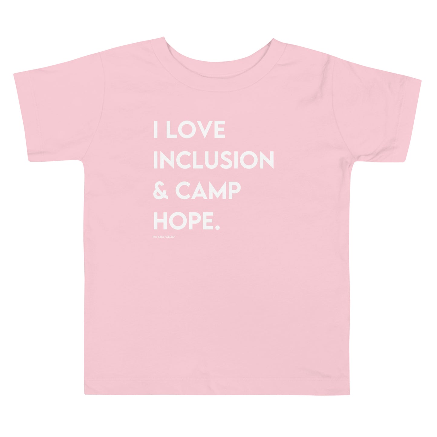 "I Love Inclusion & Camp Hope" Toddler Tee