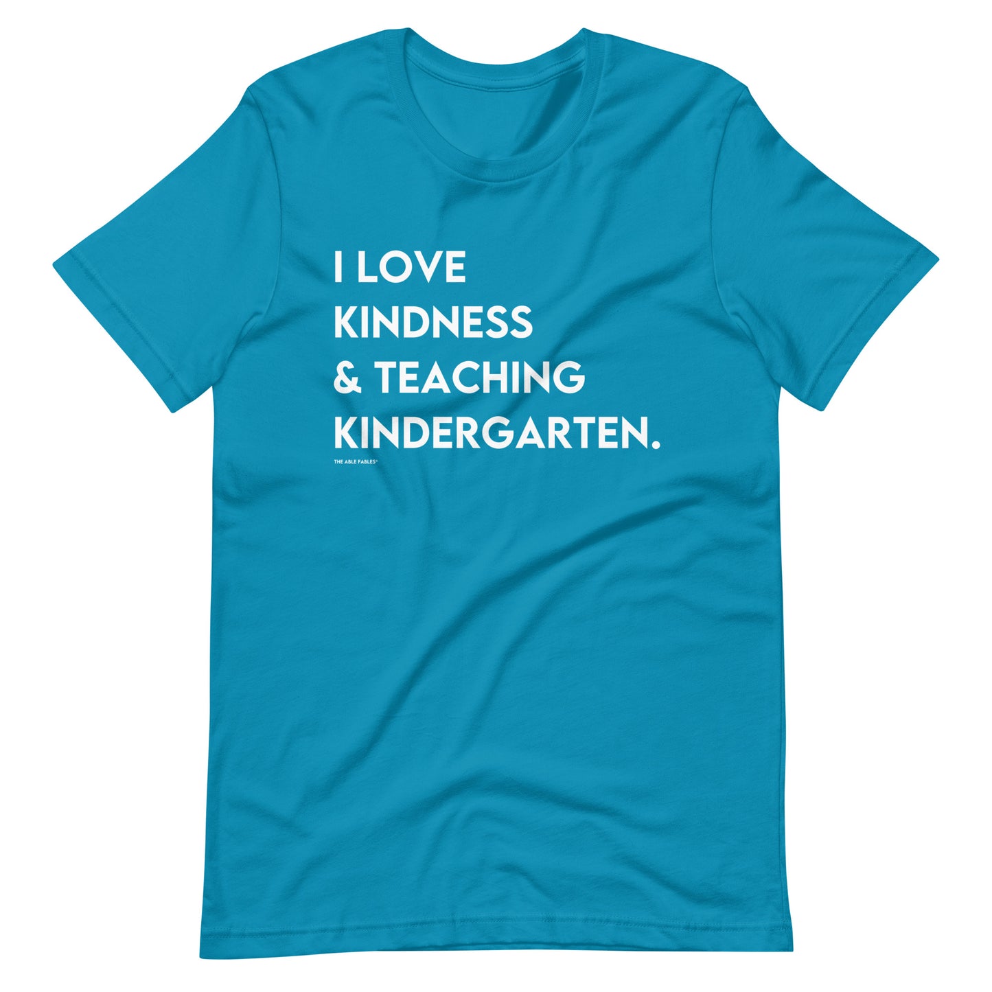 I Love Kindness & Teaching Kindergarten | Adult Unisex Tee