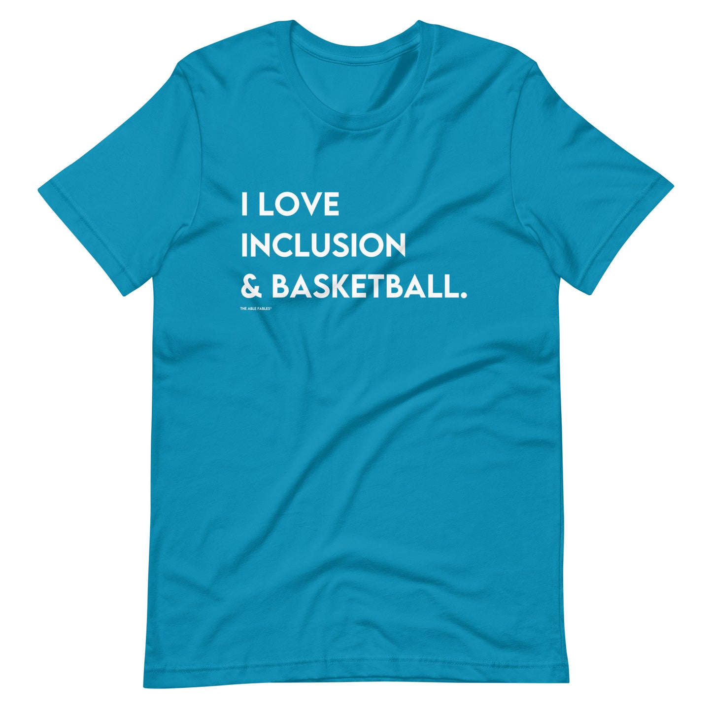 "I Love Inclusion & Basketball" Adult Unisex Tee