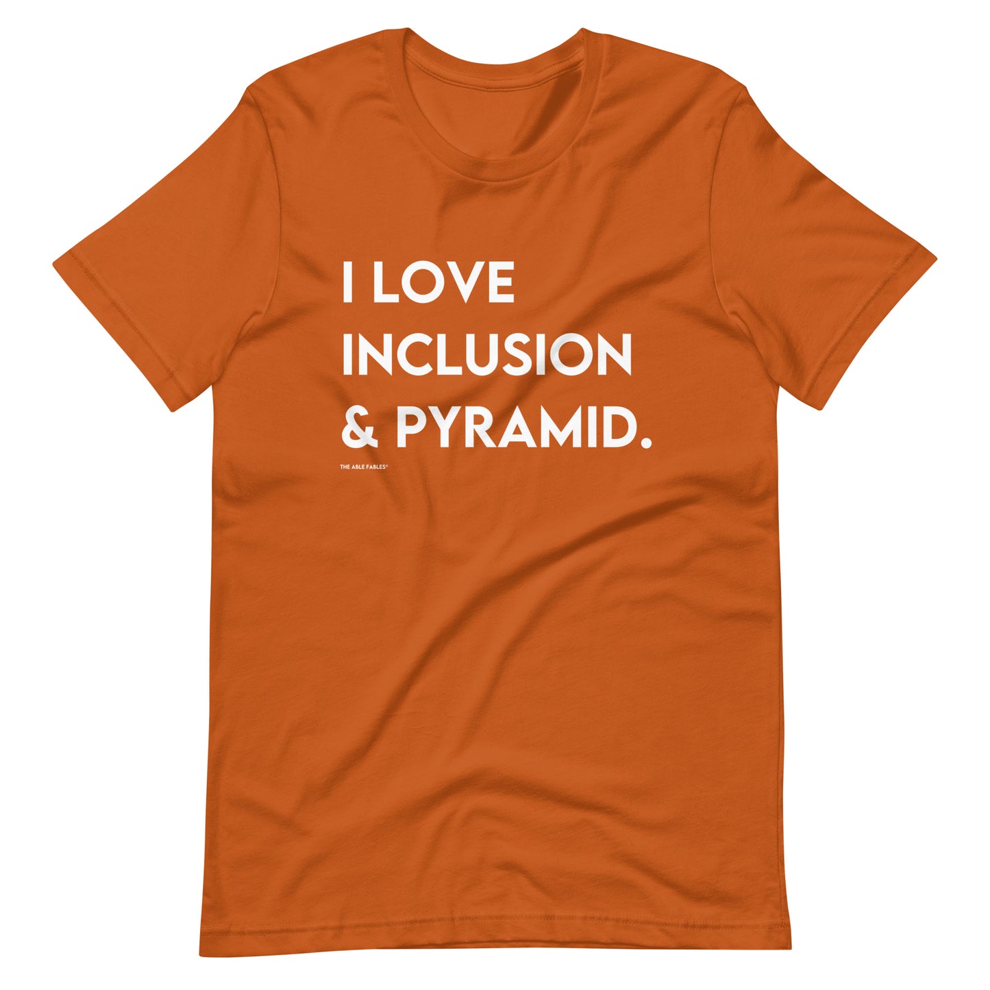 "I Love Inclusion & Pyramid" Adult Tee