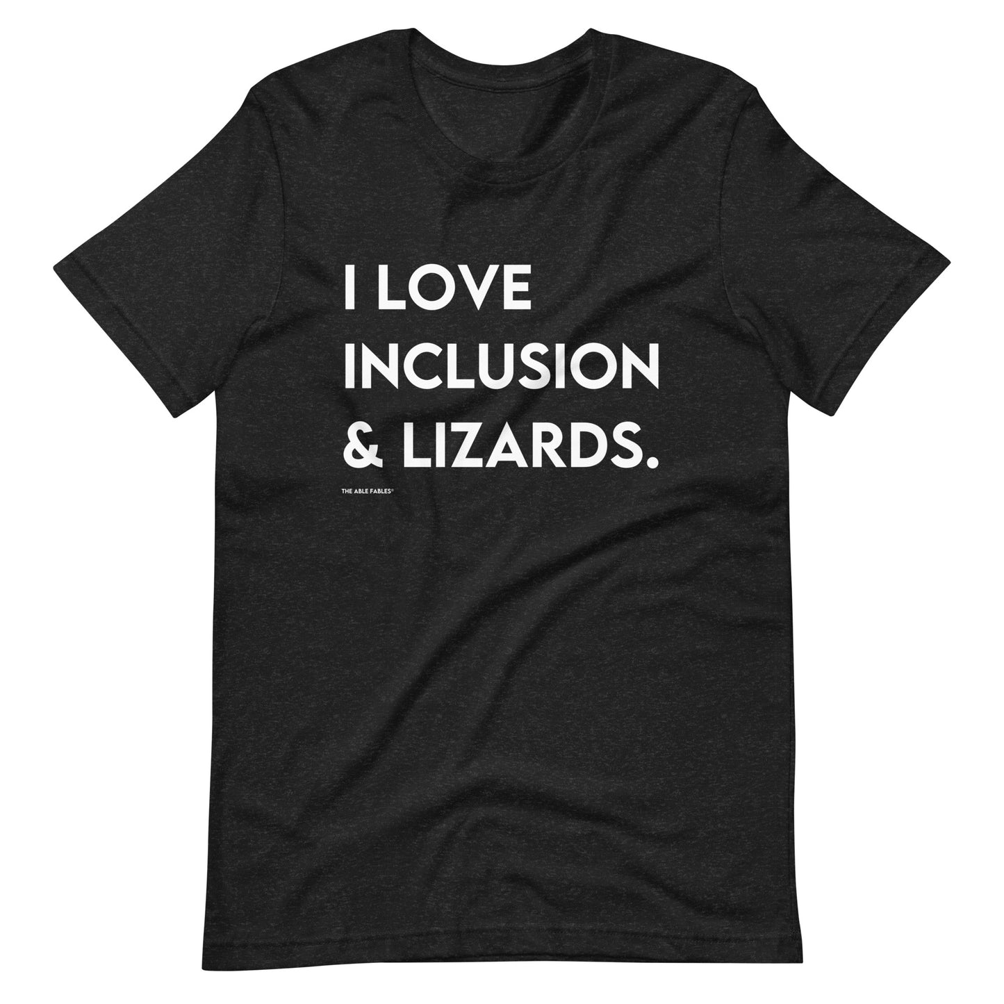 "I Love Inclusion & Lizards" Adult Unisex Tee