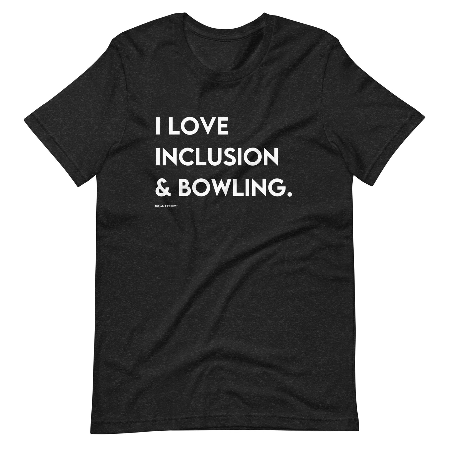 "I Love Inclusion & Bowling" Adult Unisex Tee