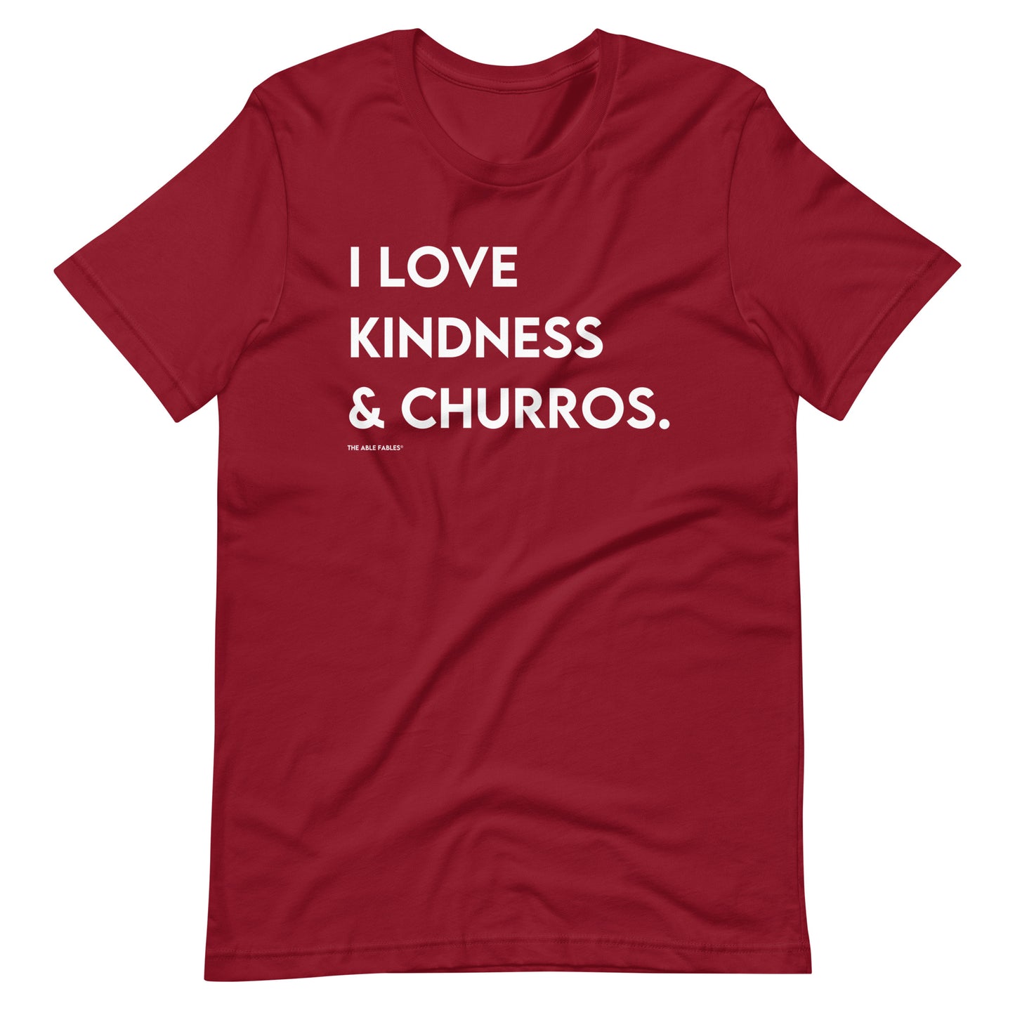 I Love Kindness & Churros | Adult Unisex Tee