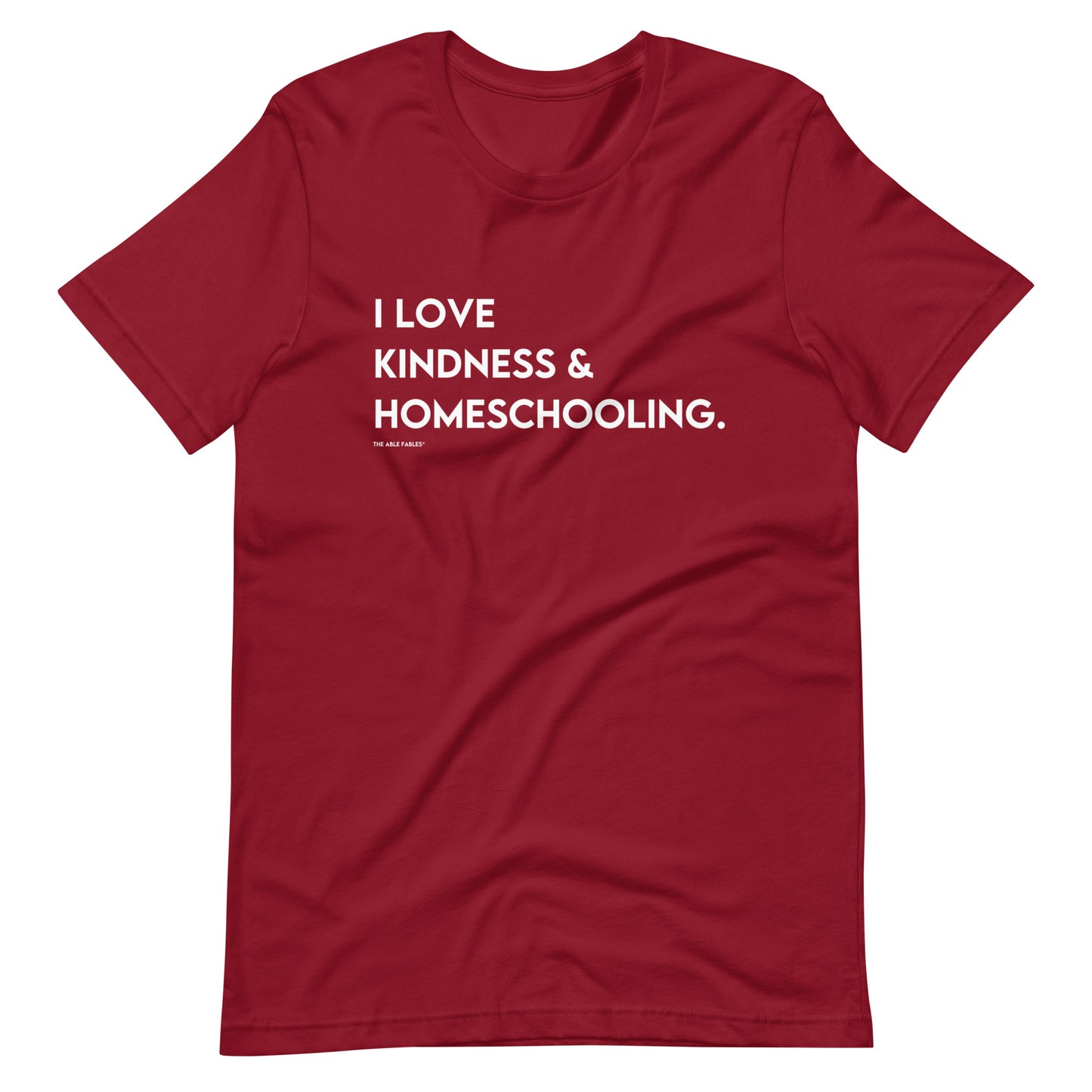 I Love Kindness & Homeschooling | Adult Unisex Tee