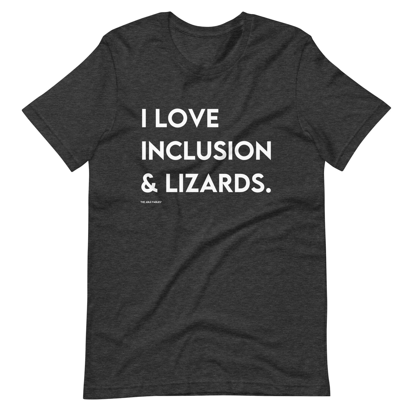 "I Love Inclusion & Lizards" Adult Unisex Tee