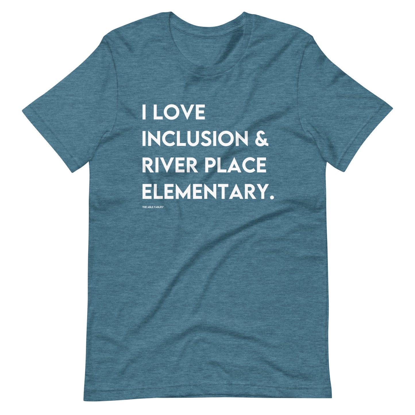 I Love Inclusion & River Place Elementary | Adult Unisex Tee