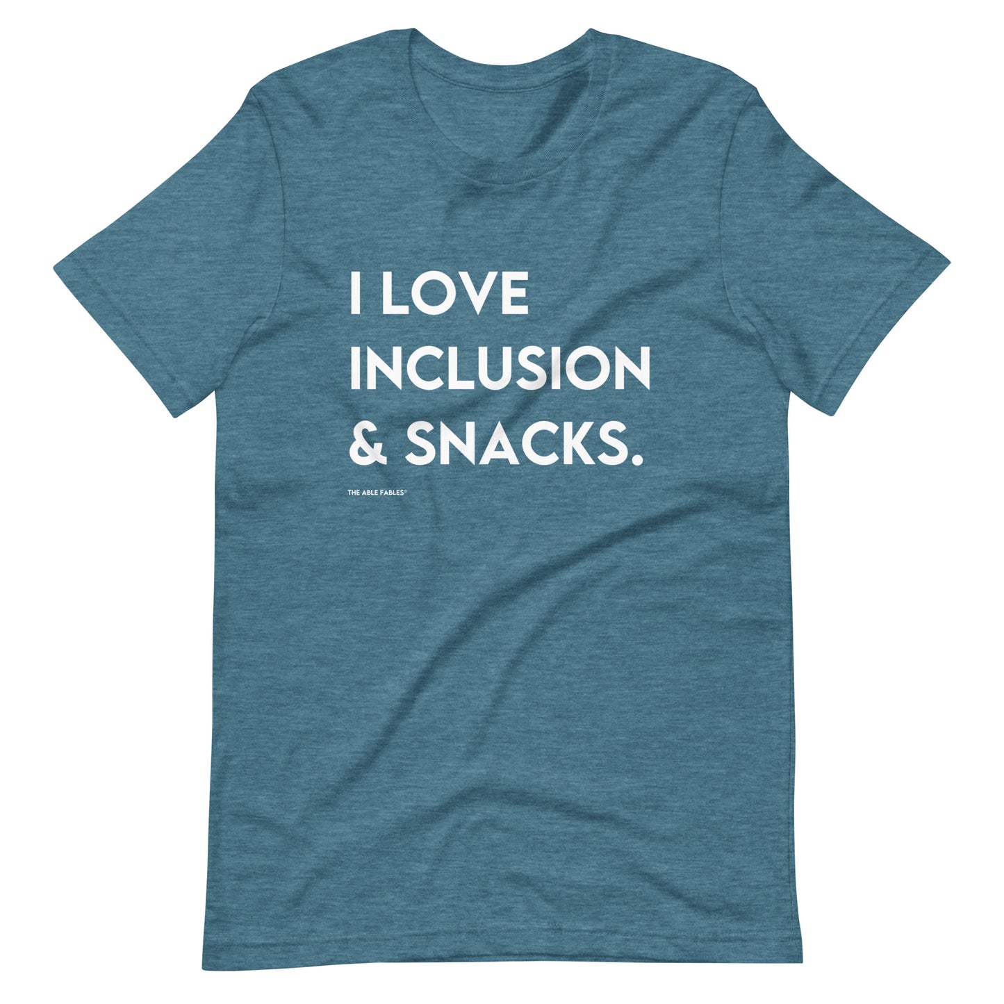 I Love Inclusion & Snacks | Adult Unisex Tee