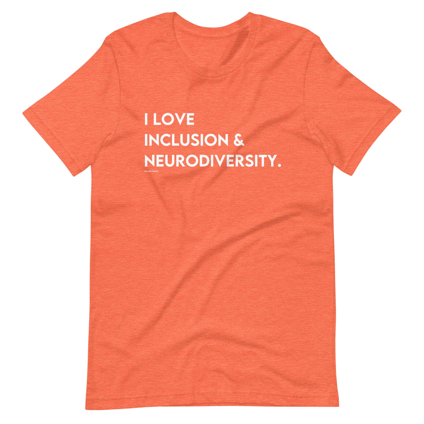 I Love Inclusion & Neurodiversity | Adult Unisex Tee