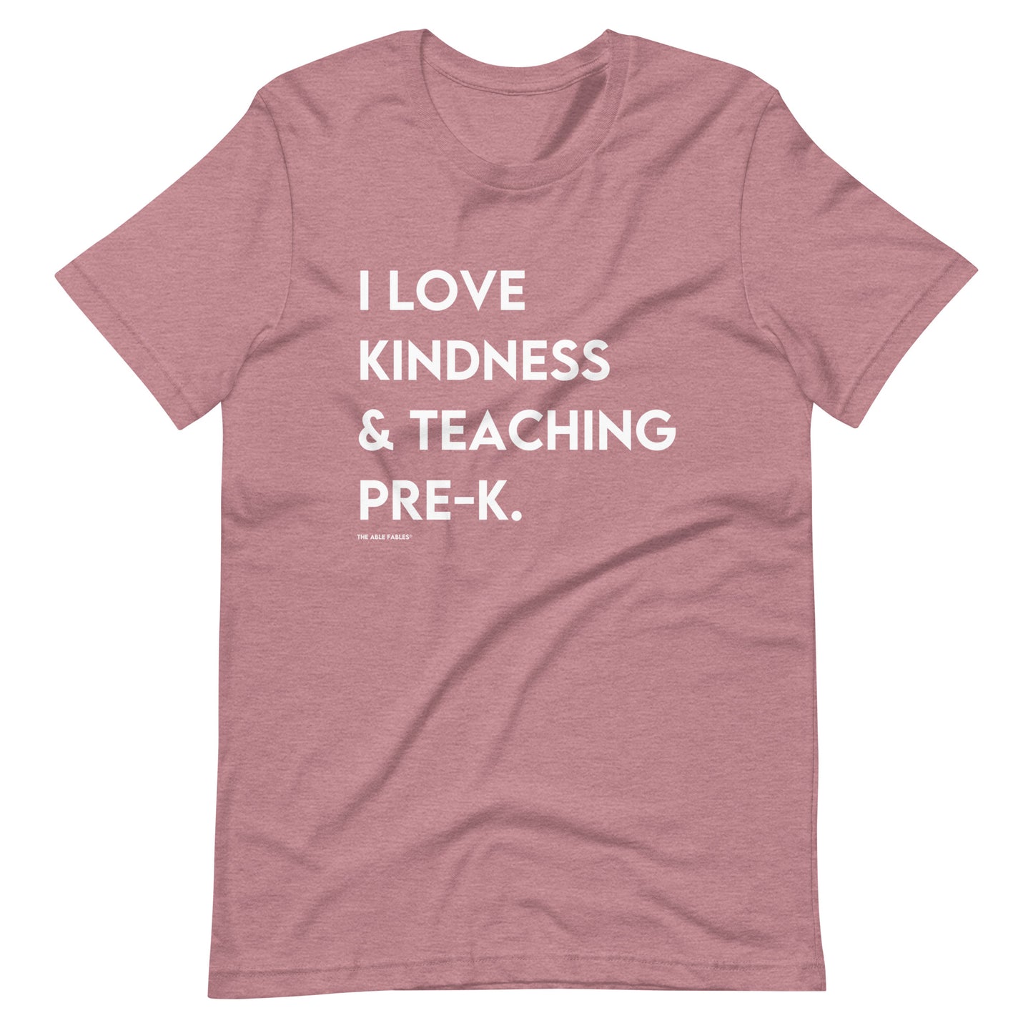 I Love Kindness & Teaching Pre-K | Adult Unisex Tee