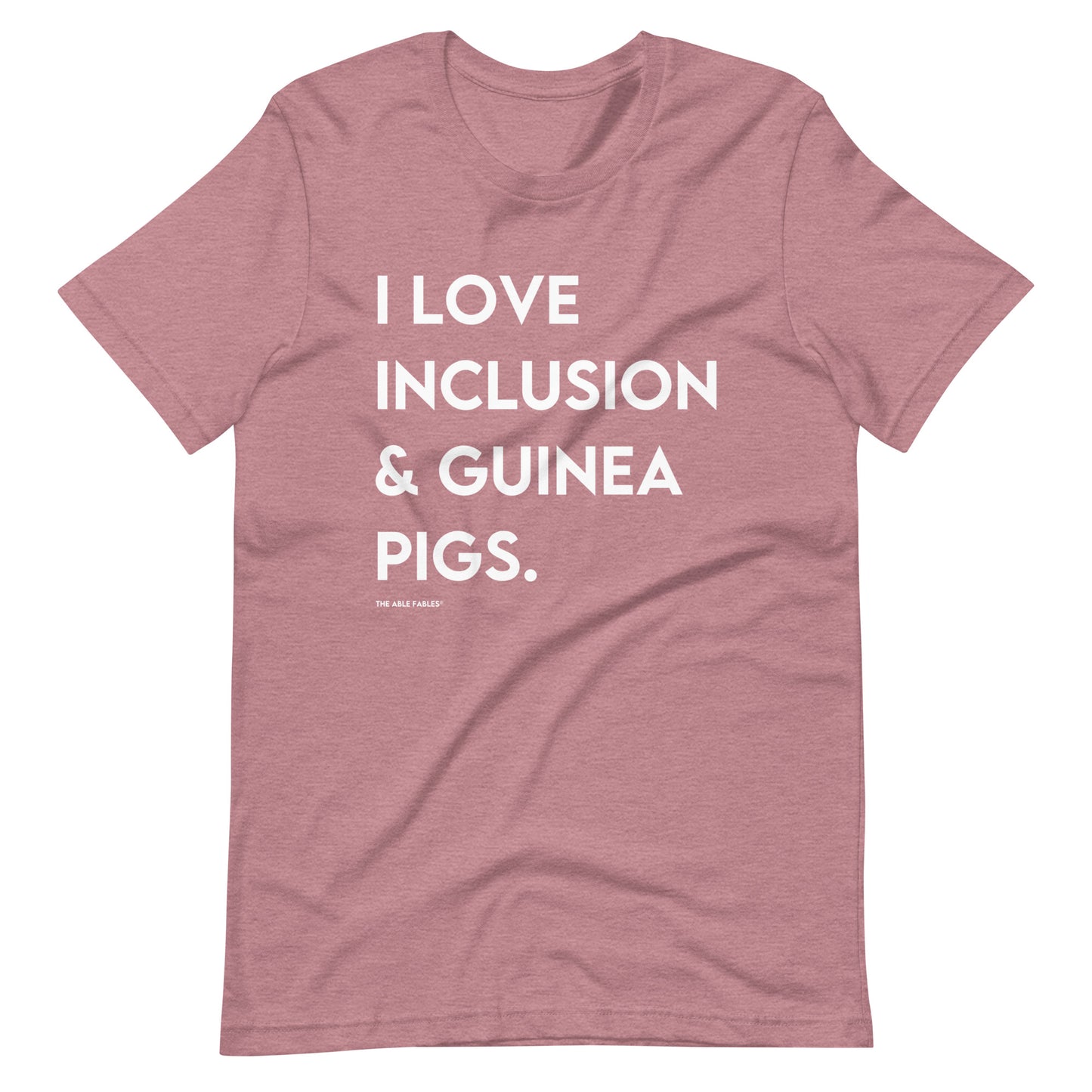 I Love Inclusion & Guinea Pigs | Adult Unisex Tee