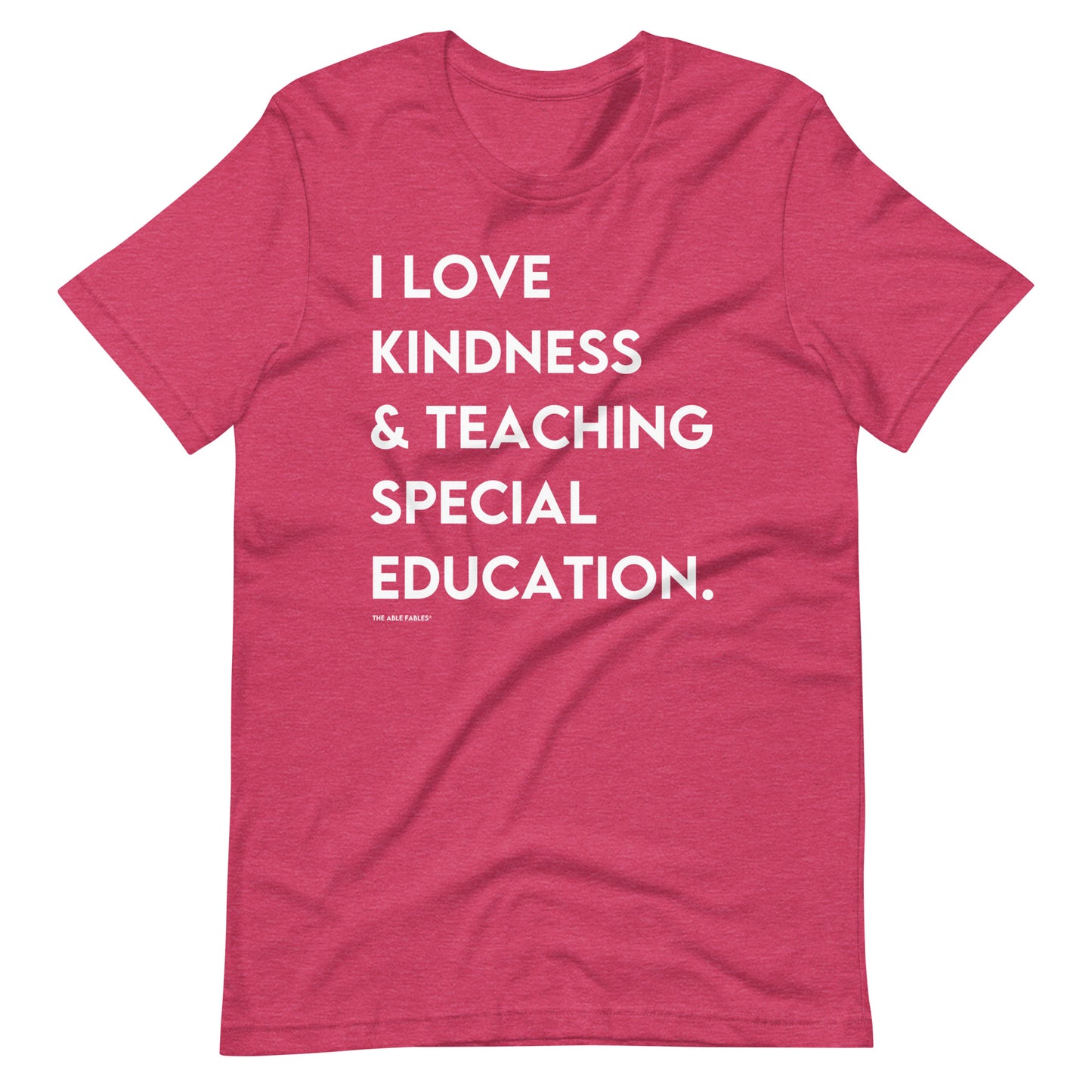 I Love Kindness & Teaching Special Education | Adult Unisex Tee