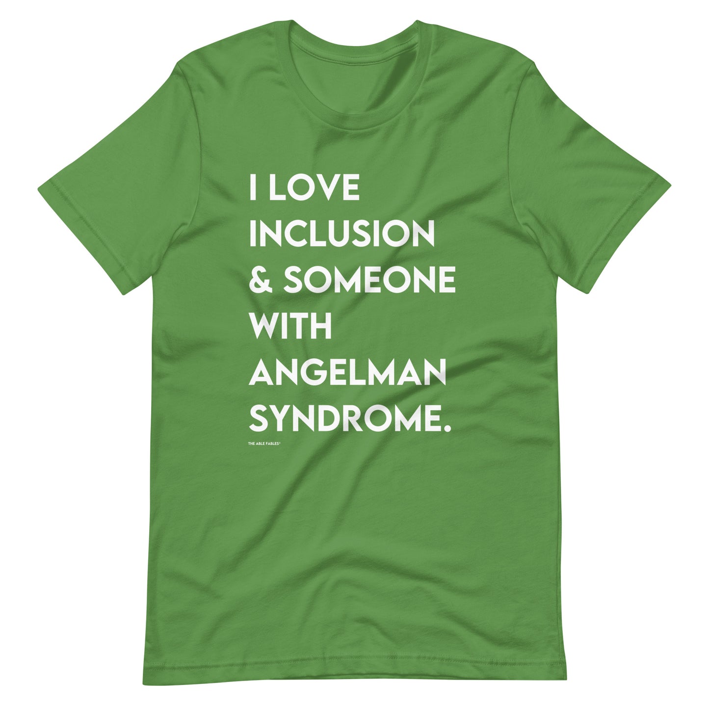 I Love Inclusion & Someone With Angelman Syndrome | Adult Unisex Tee