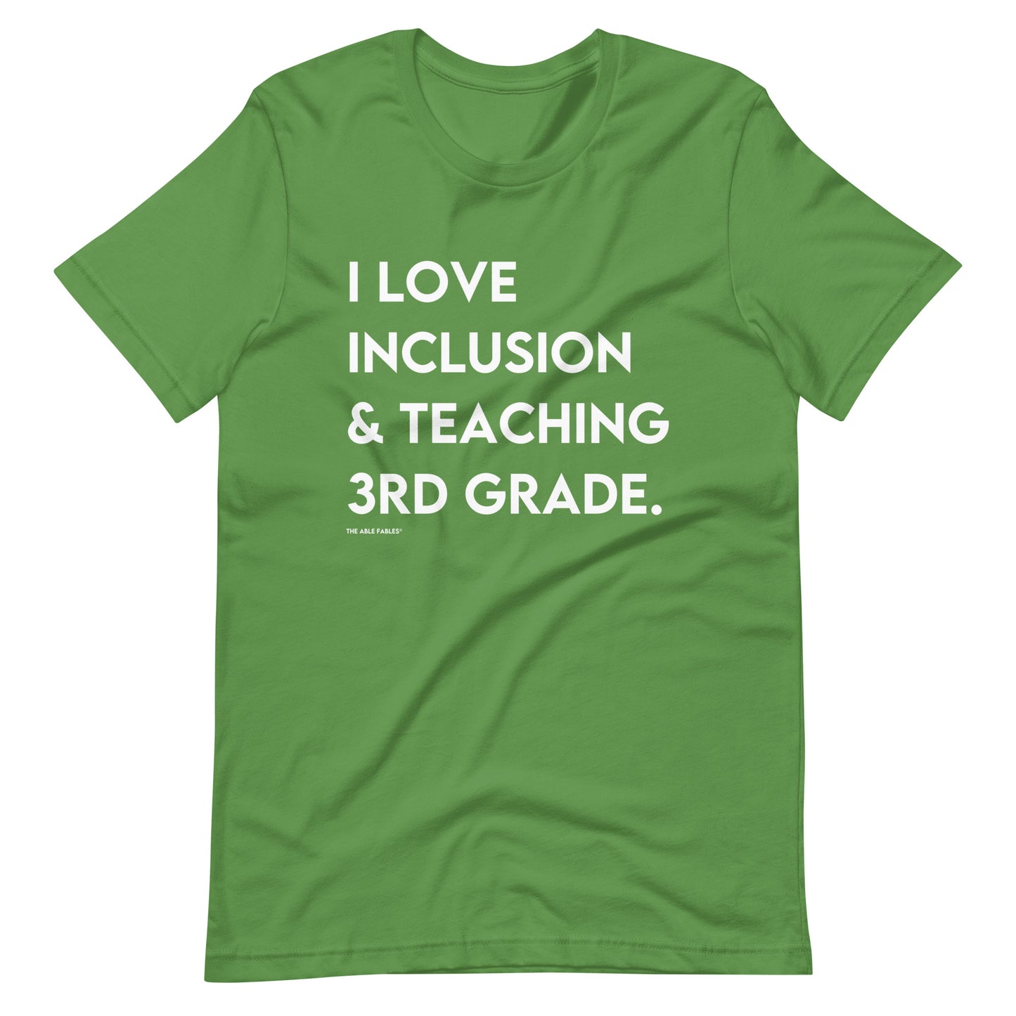 I Love Inclusion & Teaching 3rd Grade | Adult Unisex Tee