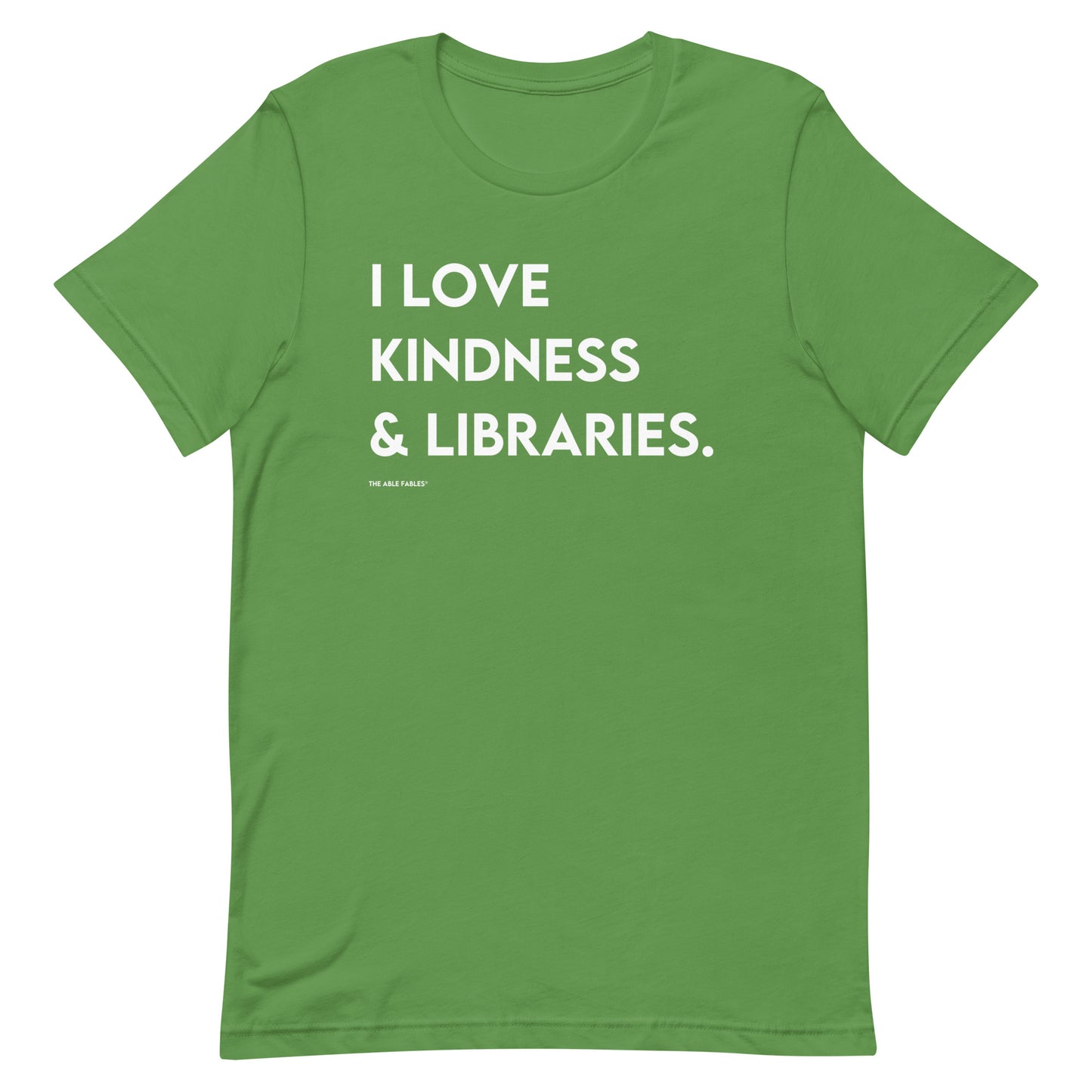 I Love Kindness & Libraries | Unisex Tee