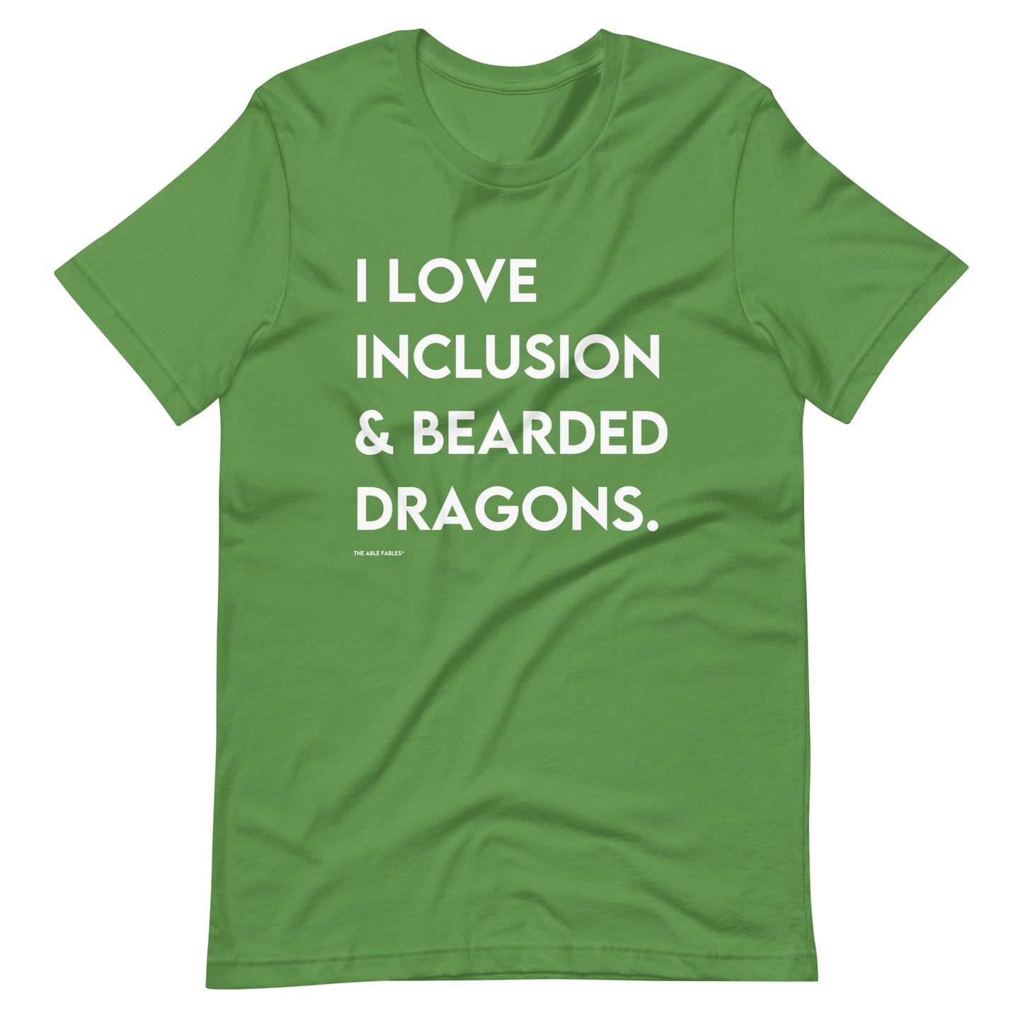 "I Love Inclusion & Bearded Dragons" Adult Unisex Tee