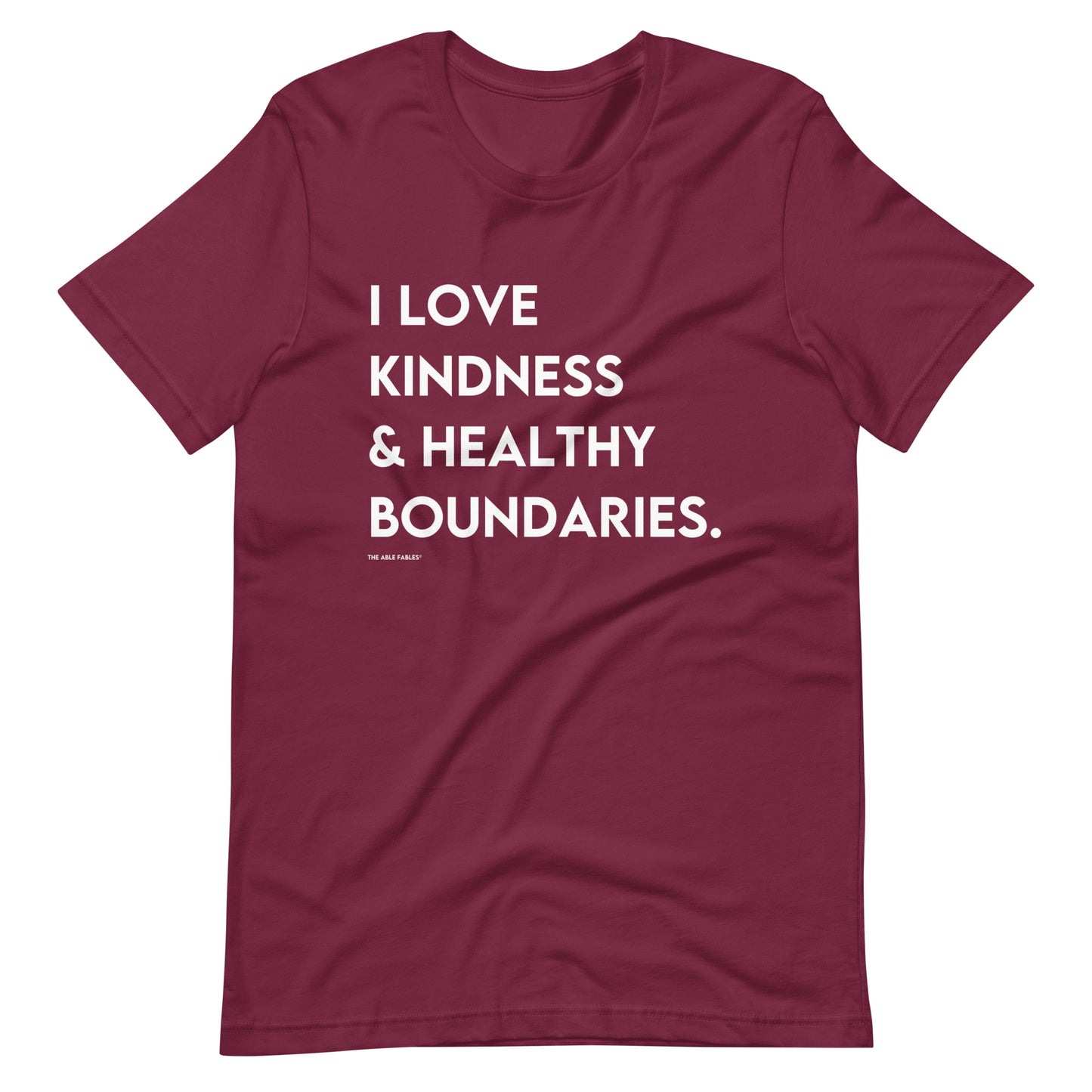 I Love Kindness & Healthy Boundaries | Adult Unisex Tee