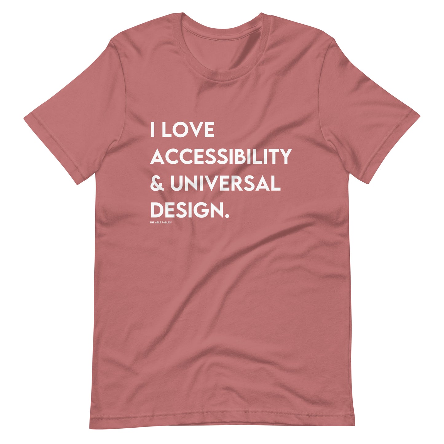 I Love Accessibility & Universal Design | Adult Unisex Tee