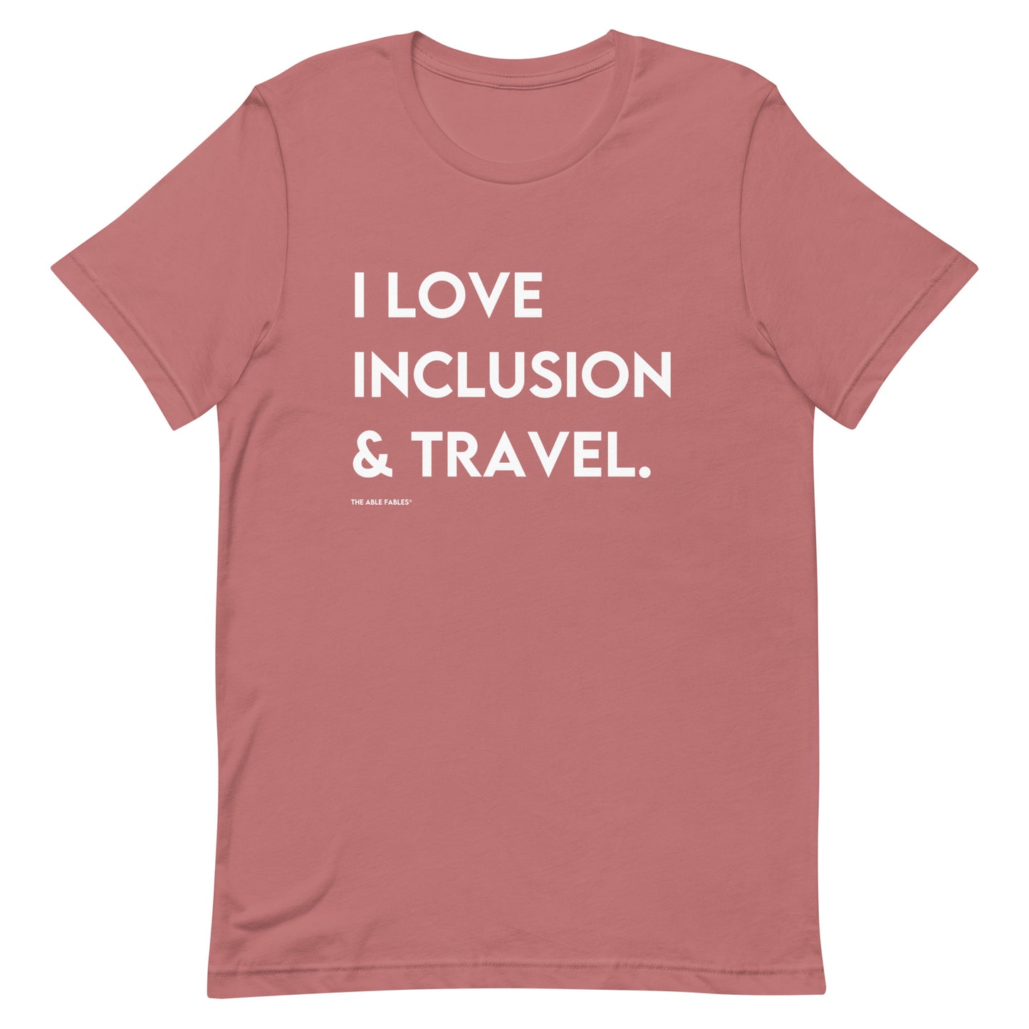 I Love Inclusion & Travel | Adult Unisex Tee