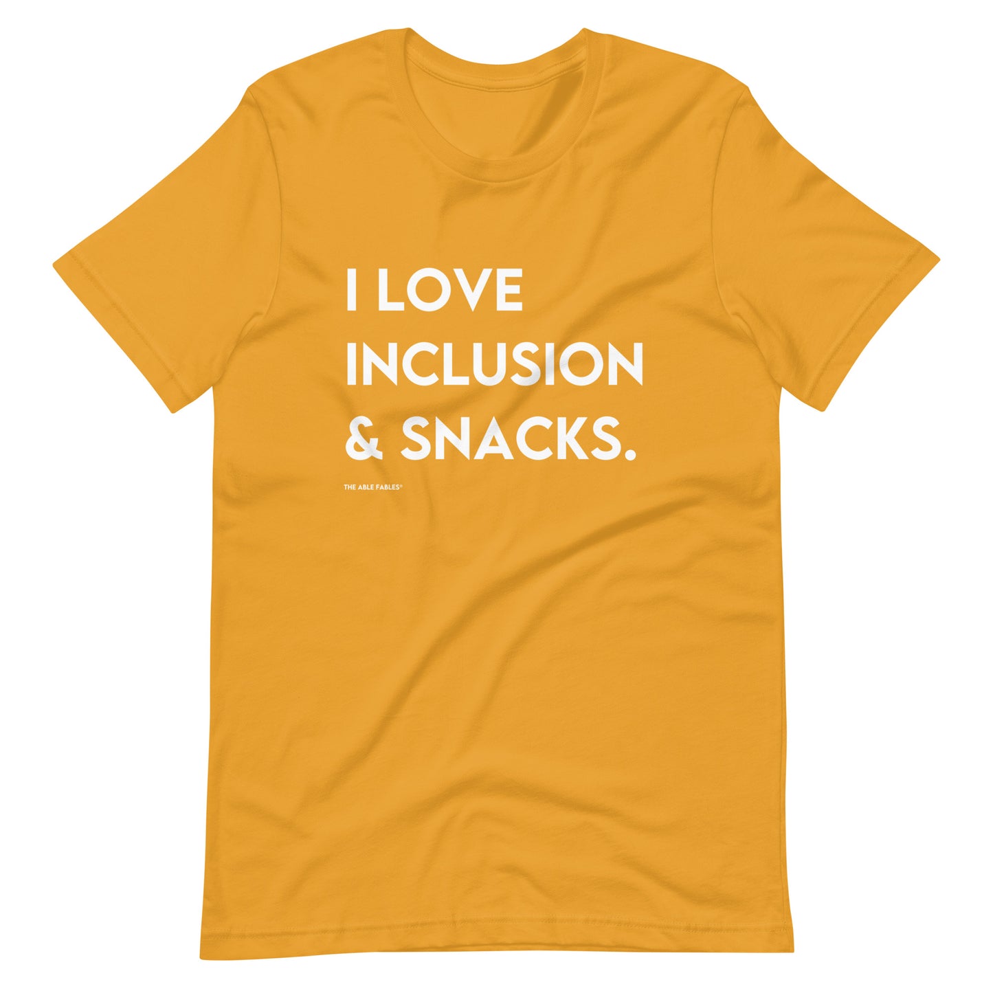 I Love Inclusion & Snacks | Adult Unisex Tee