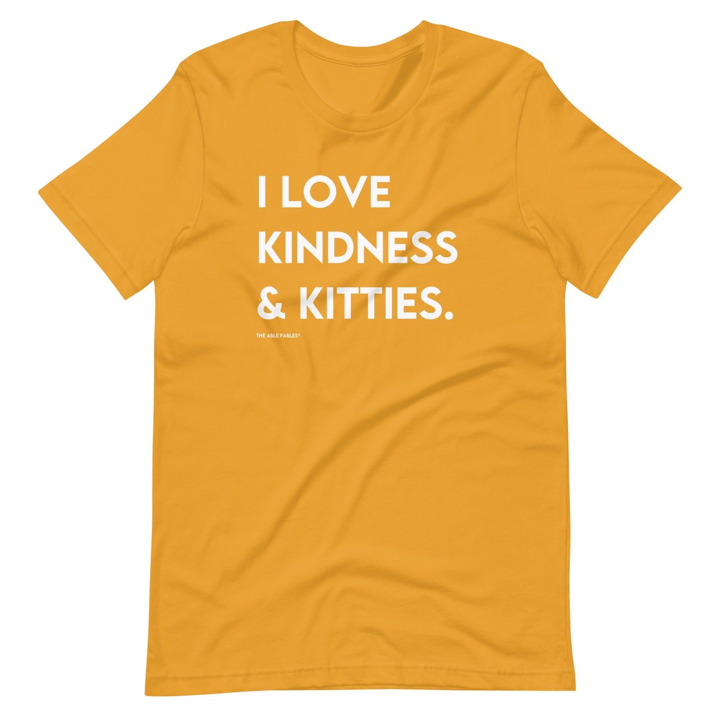 I Love Kindness & Kitties | Adult Unisex Tee