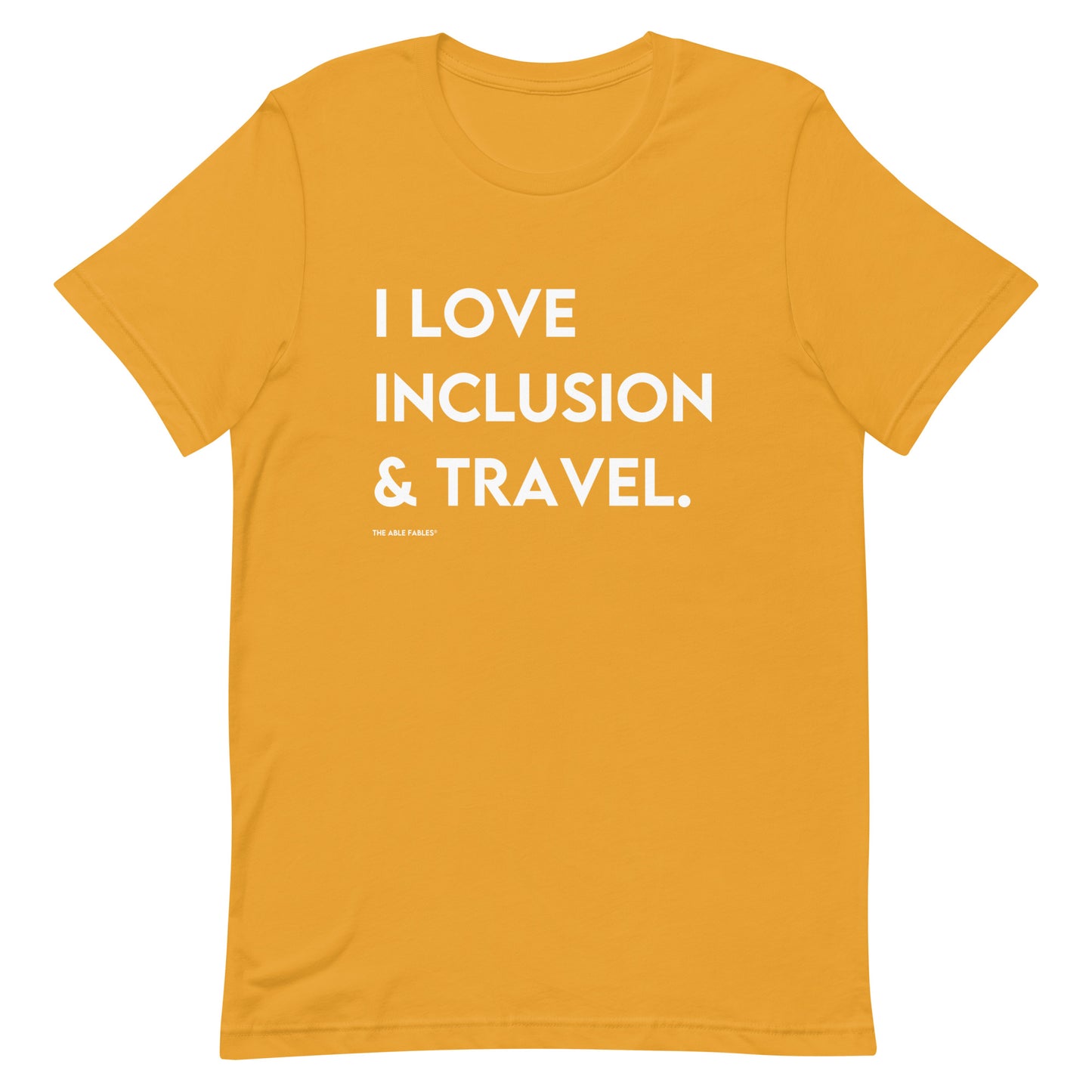 I Love Inclusion & Travel | Adult Unisex Tee