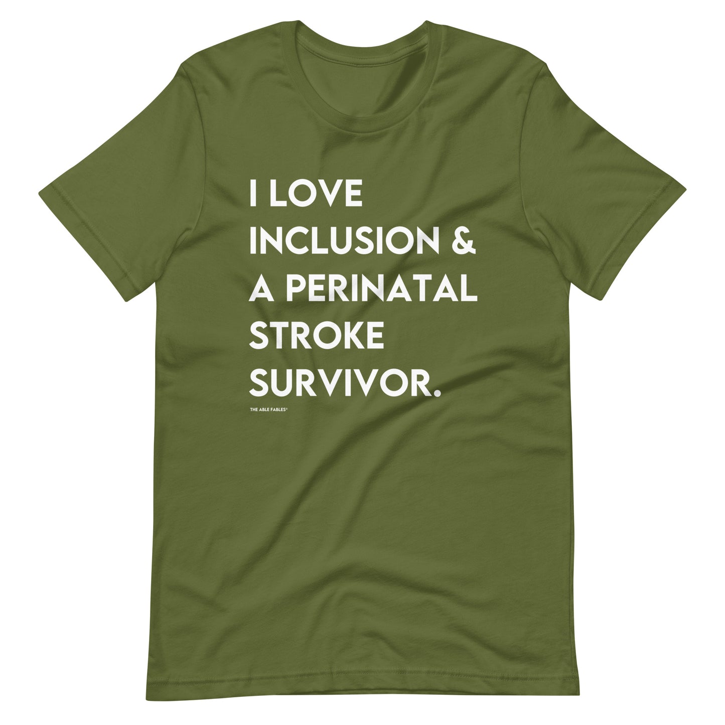 I Love Inclusion & A Perinatal Stroke Survivor | Adult Unisex Tee