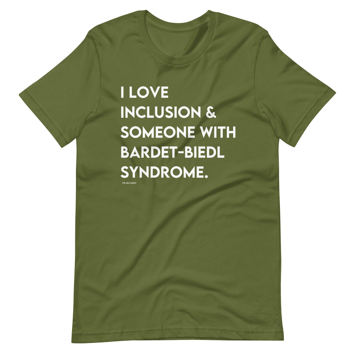 I Love Inclusion & Someone With Bardet-Biedl Syndrome | Adult Unisex Tee