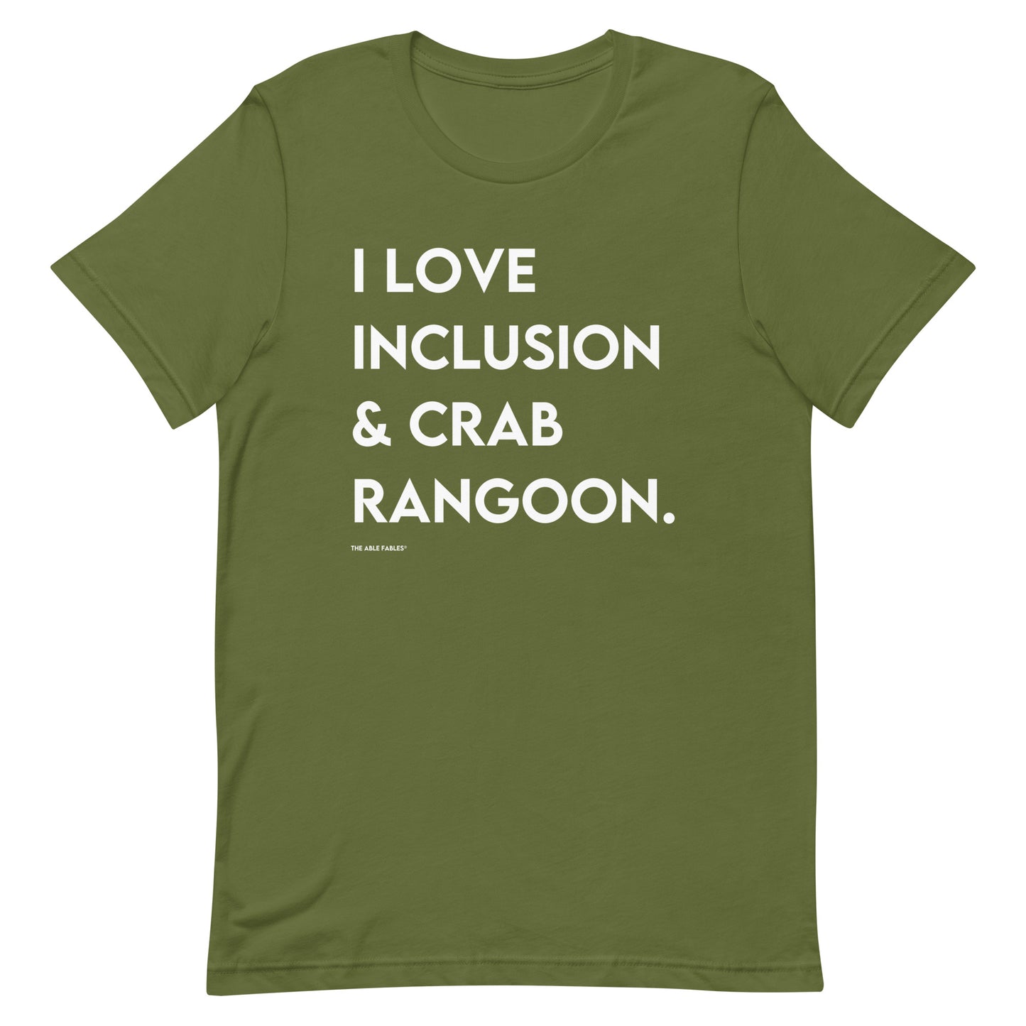 I Love Inclusion & Crab Rangoon | Adult Unisex Tee