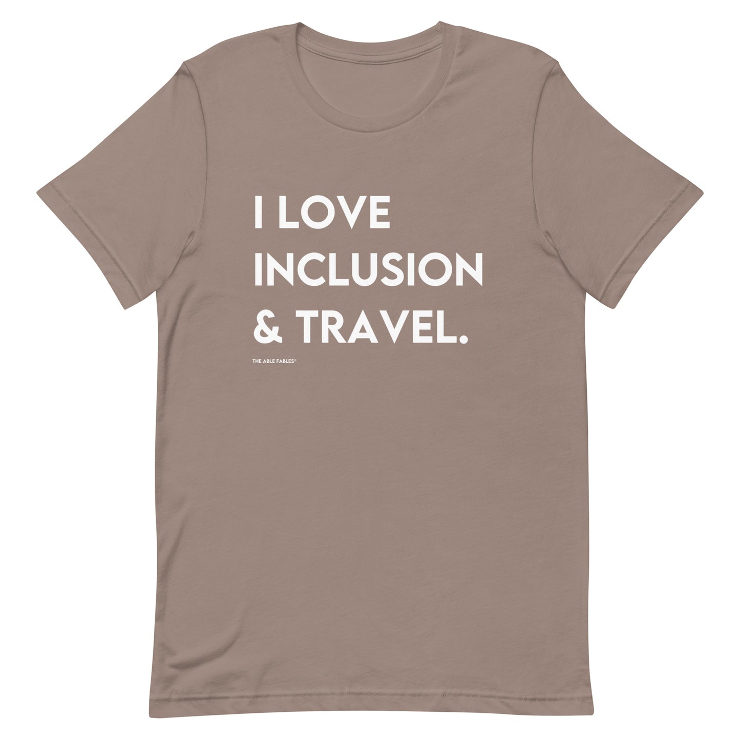 I Love Inclusion & Travel | Adult Unisex Tee