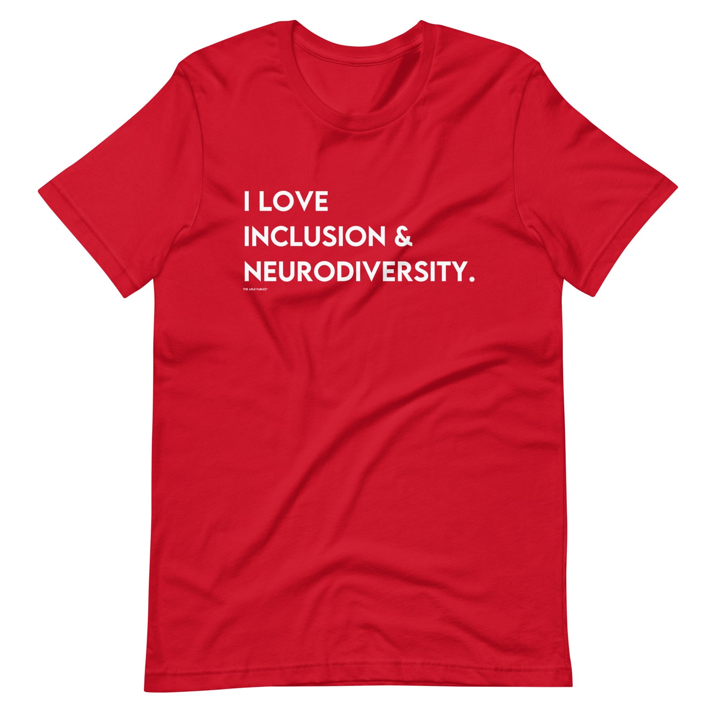 I Love Inclusion & Neurodiversity | Adult Unisex Tee