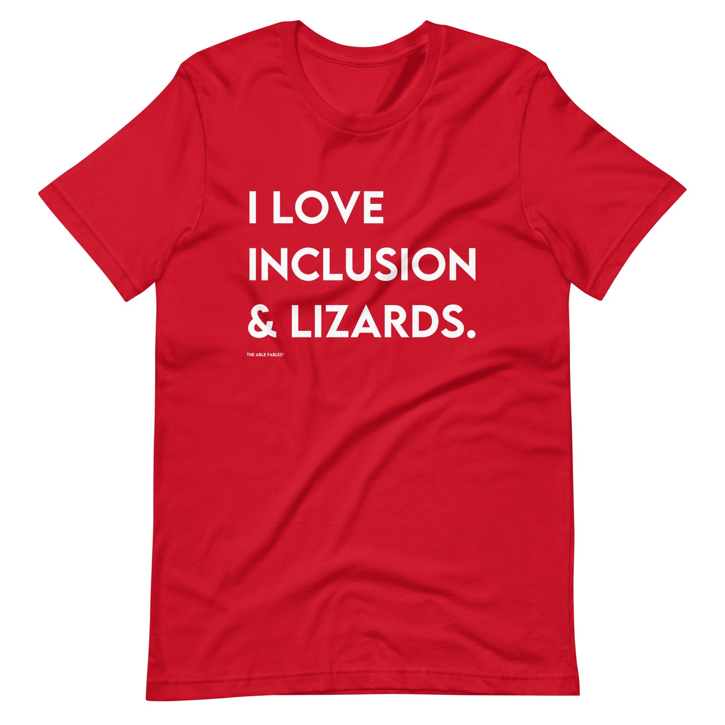 "I Love Inclusion & Lizards" Adult Unisex Tee