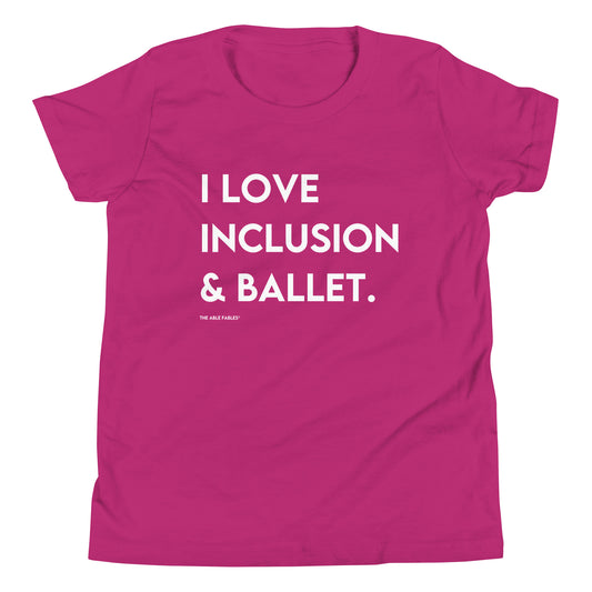 I Love Inclusion & Ballet | Youth Tee