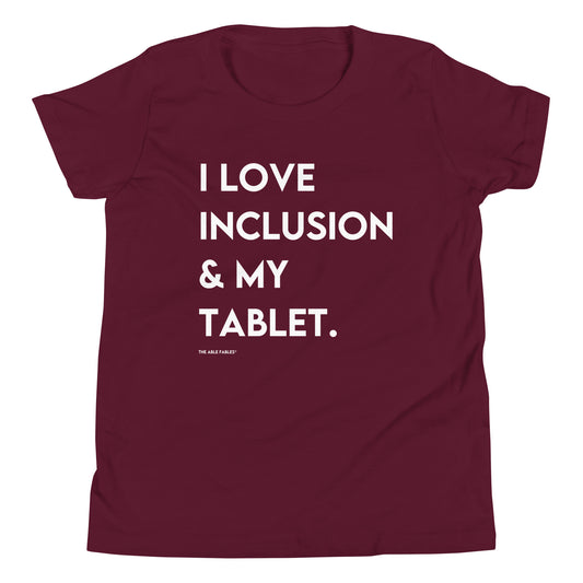 I Love Inclusion & My Tablet | Youth Tee