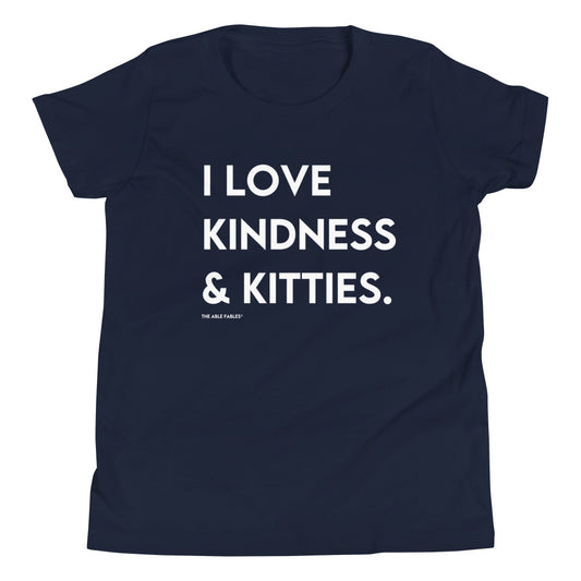 "I Love Kindness & Kitties" Youth Tee