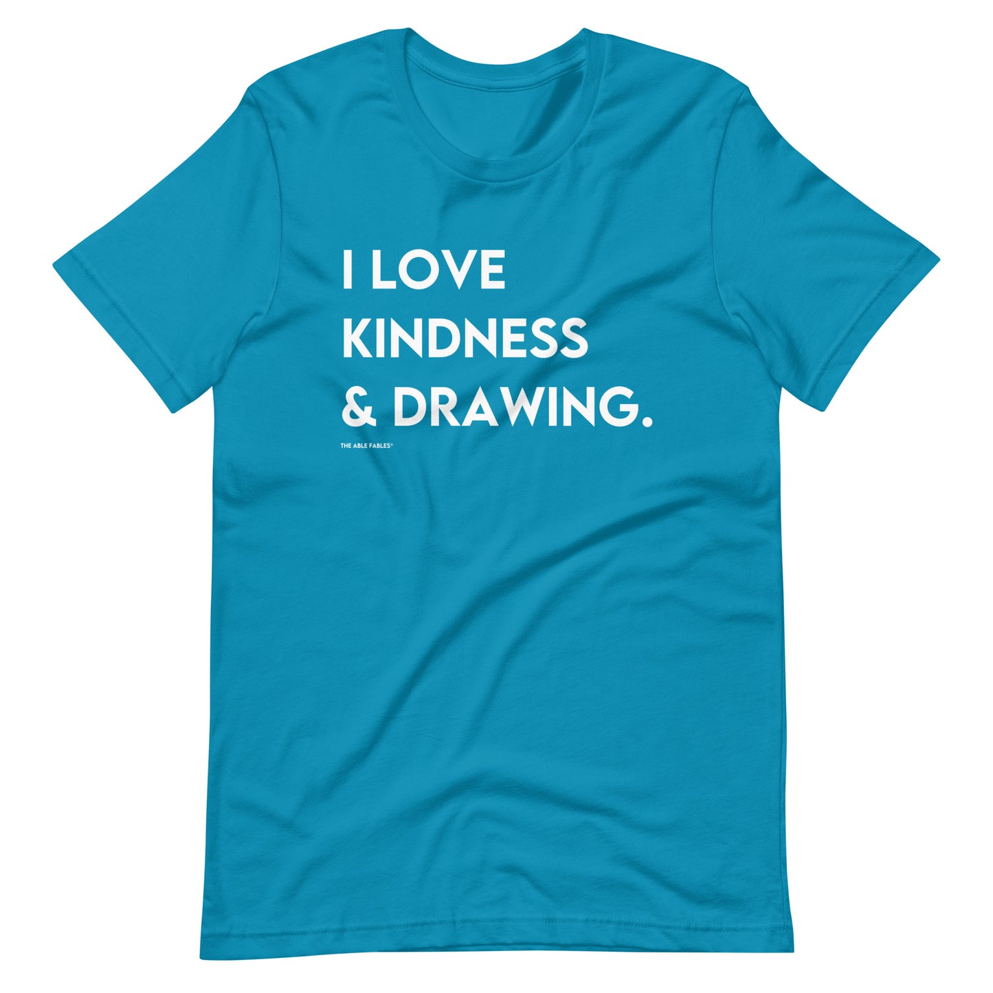 I Love Kindness & Drawing | Adult Unisex Tee