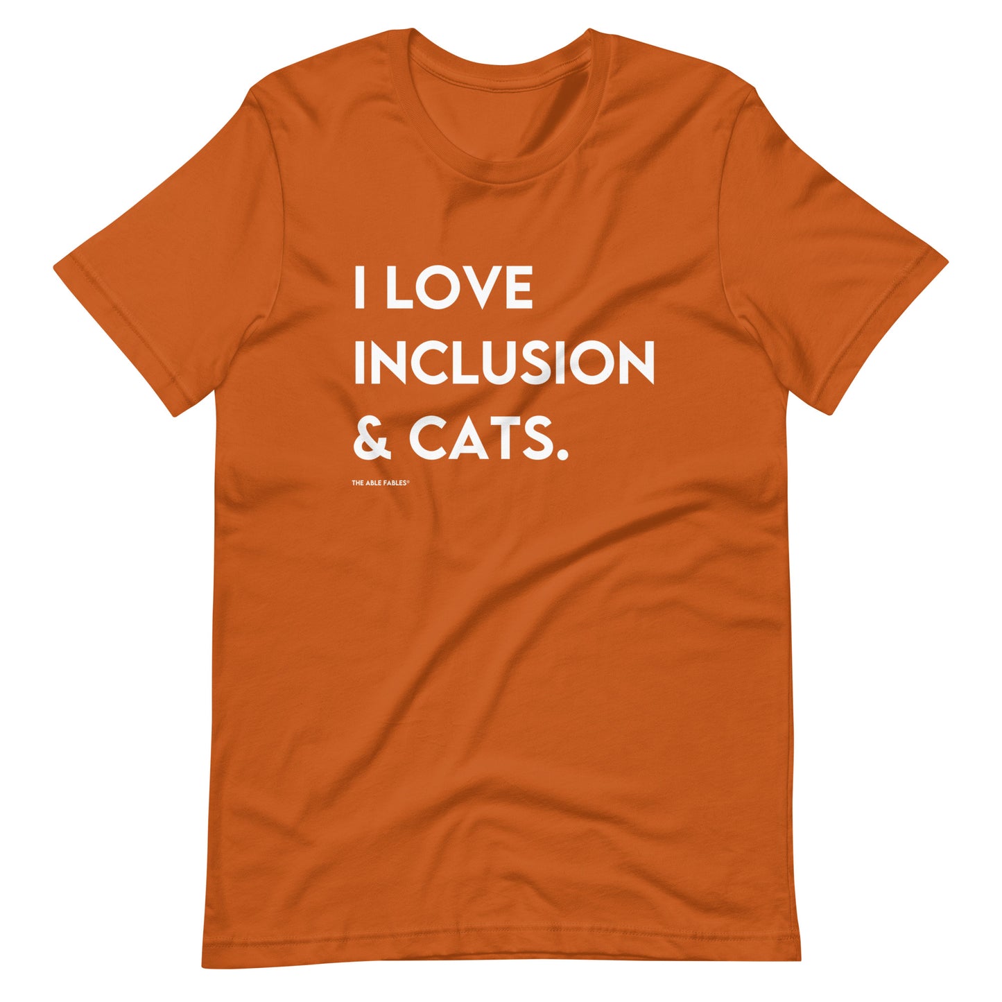 I Love Inclusion & Cats | Adult Unisex Tee