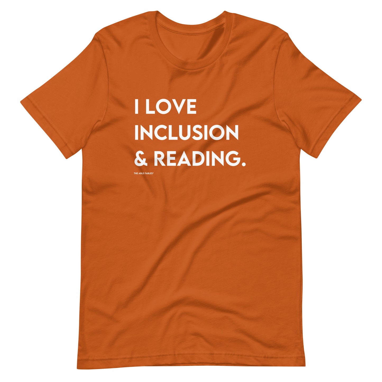 I Love Inclusion & Reading | Adult Unisex Tee