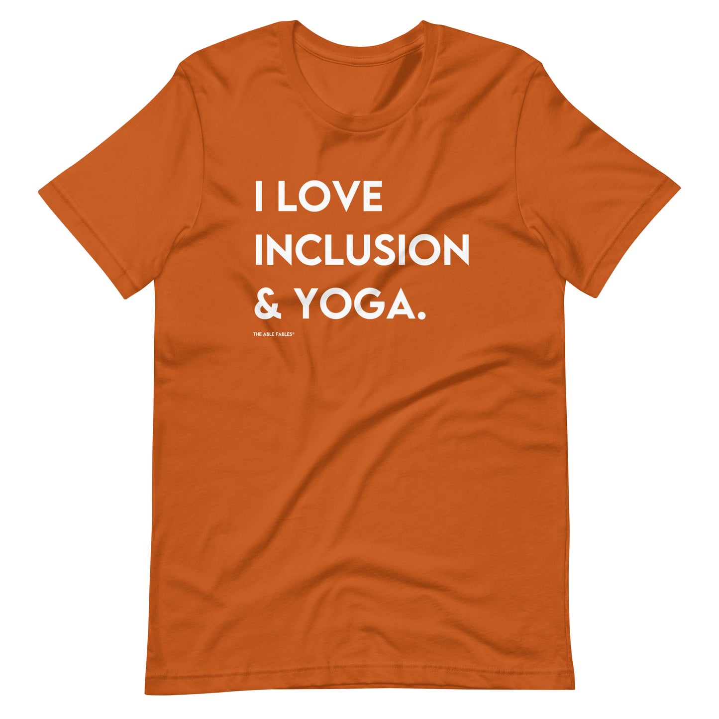 I Love Inclusion & Yoga | Adult Unisex Tee