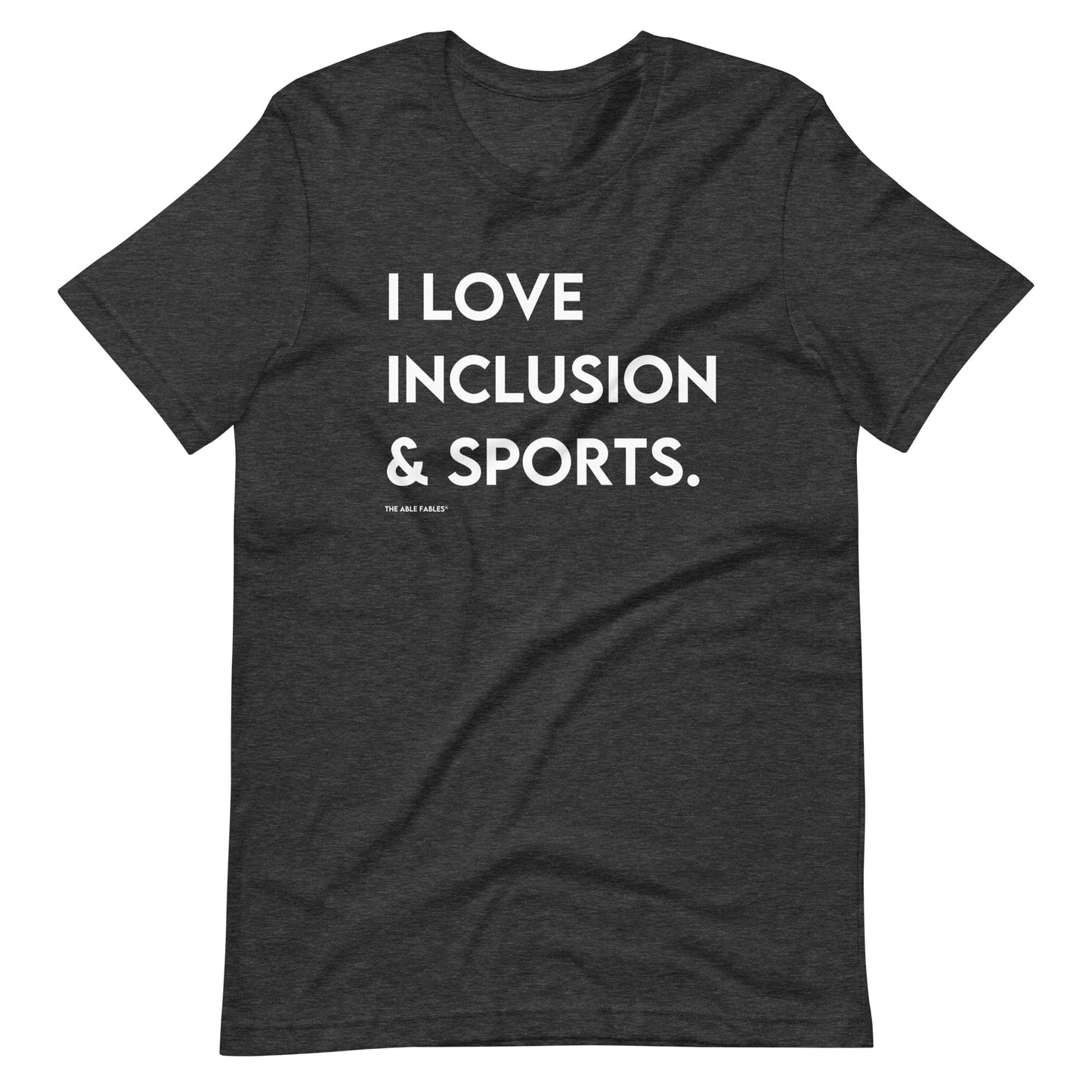 I Love Inclusion & Sports | Adult Unisex Tee