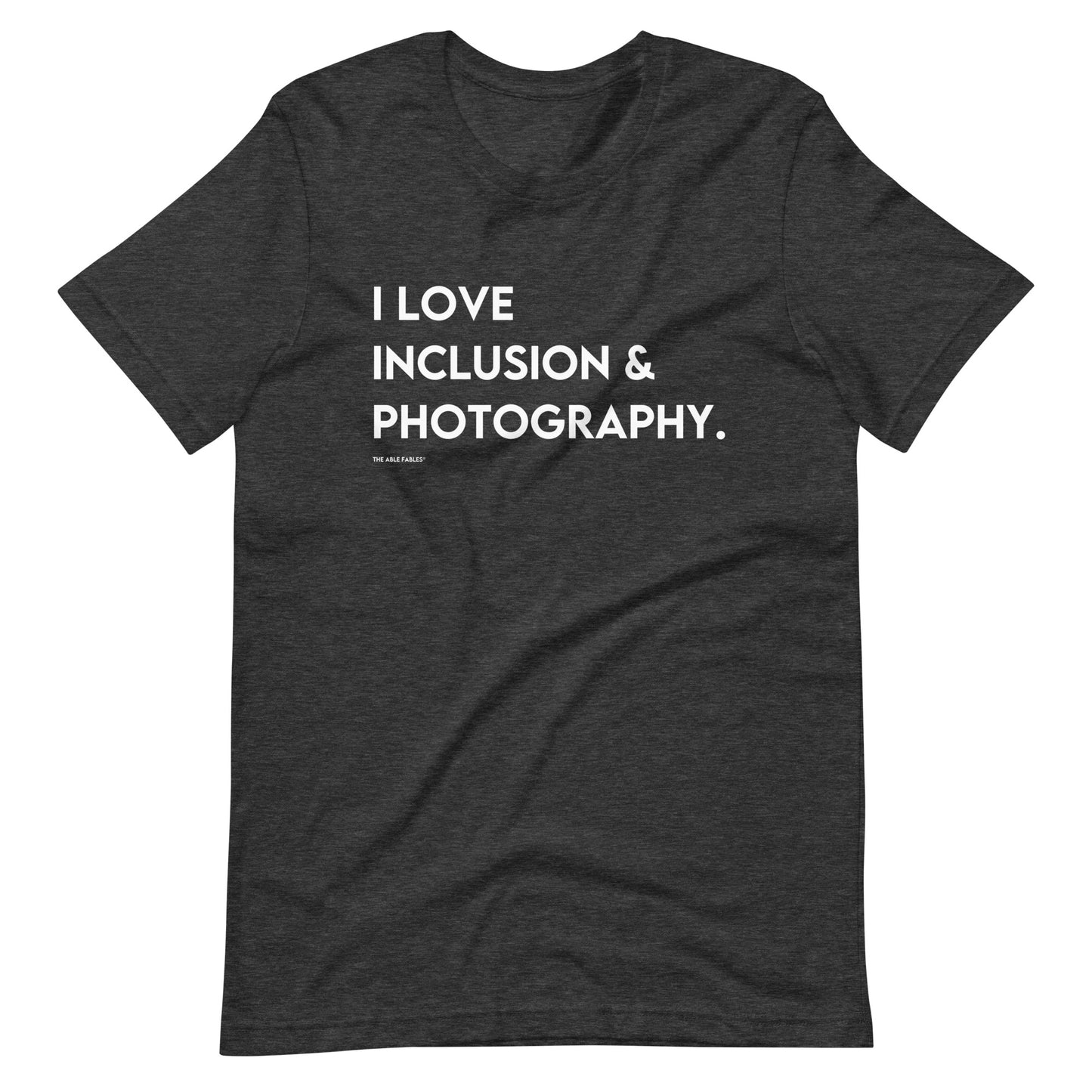 I Love Inclusion & Photography | Adult Unisex Tee