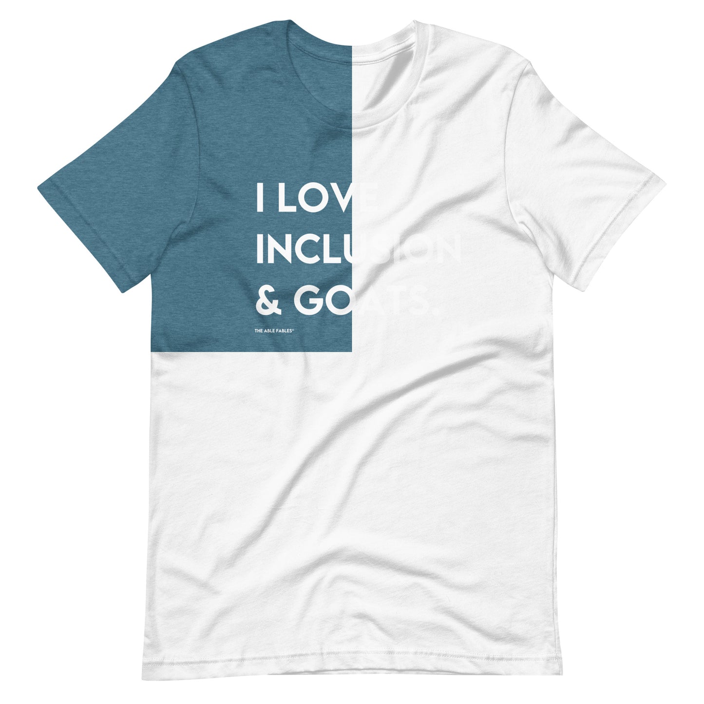 I Love Inclusion & Goats | Adult Unisex Tee