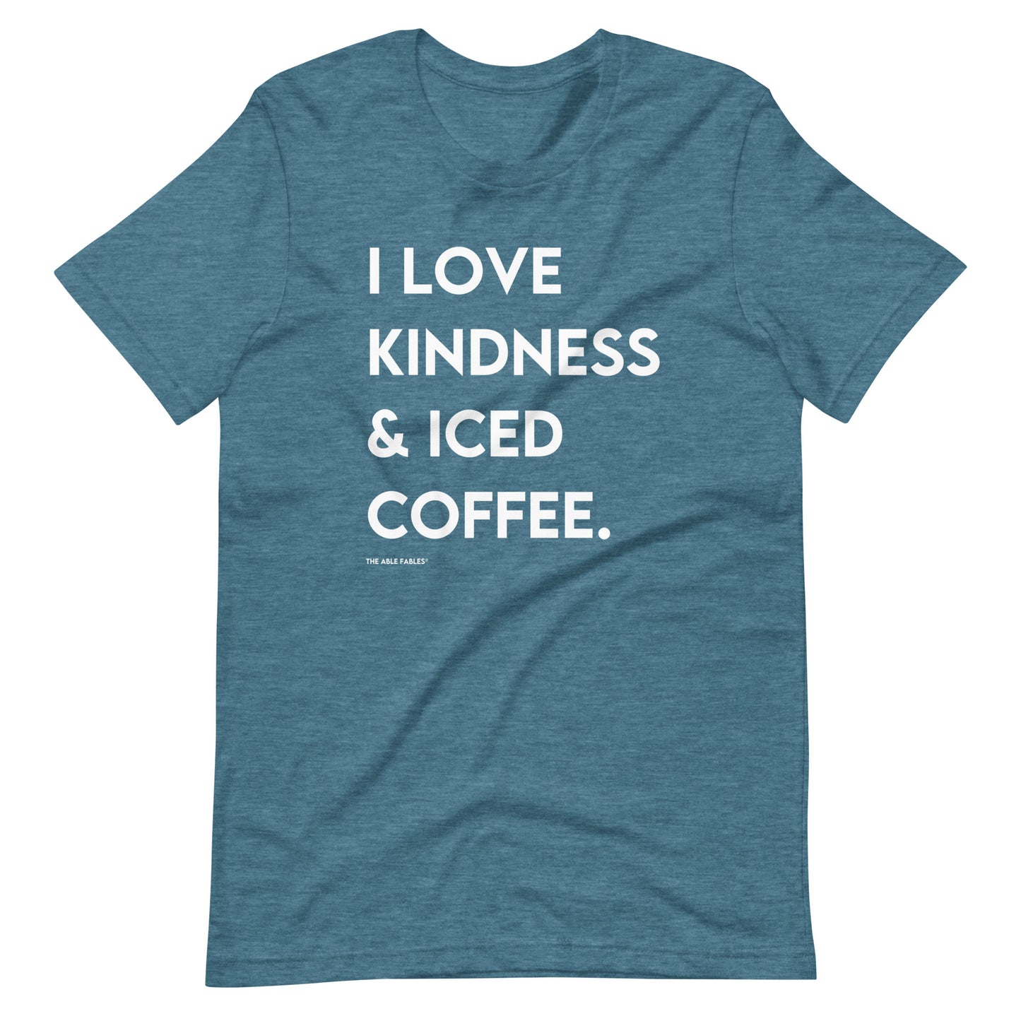 I Love Kindness & Iced Coffee | Adult Unisex Tee