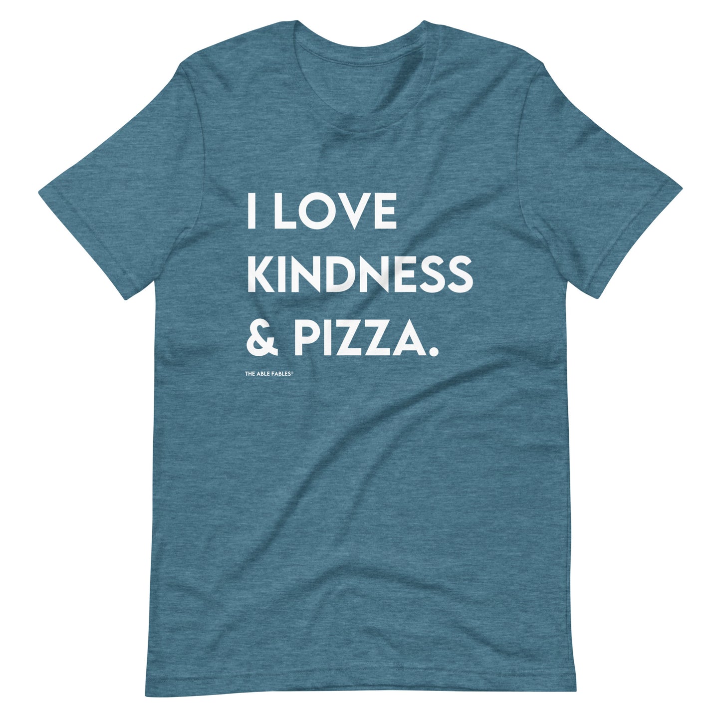 I Love Kindness & Pizza | Adult Unisex Tee