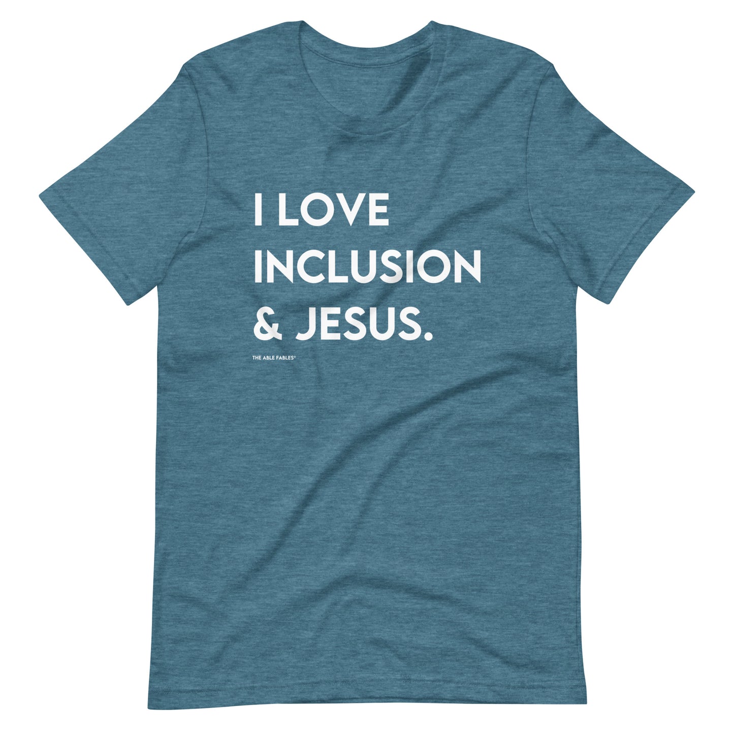 I Love Inclusion & Jesus | Adult Unisex Tee