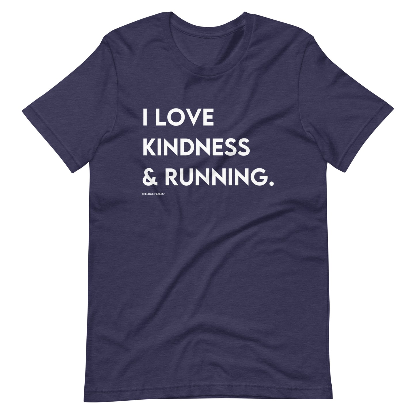 I Love Kindness & Running | Adult Unisex Tee