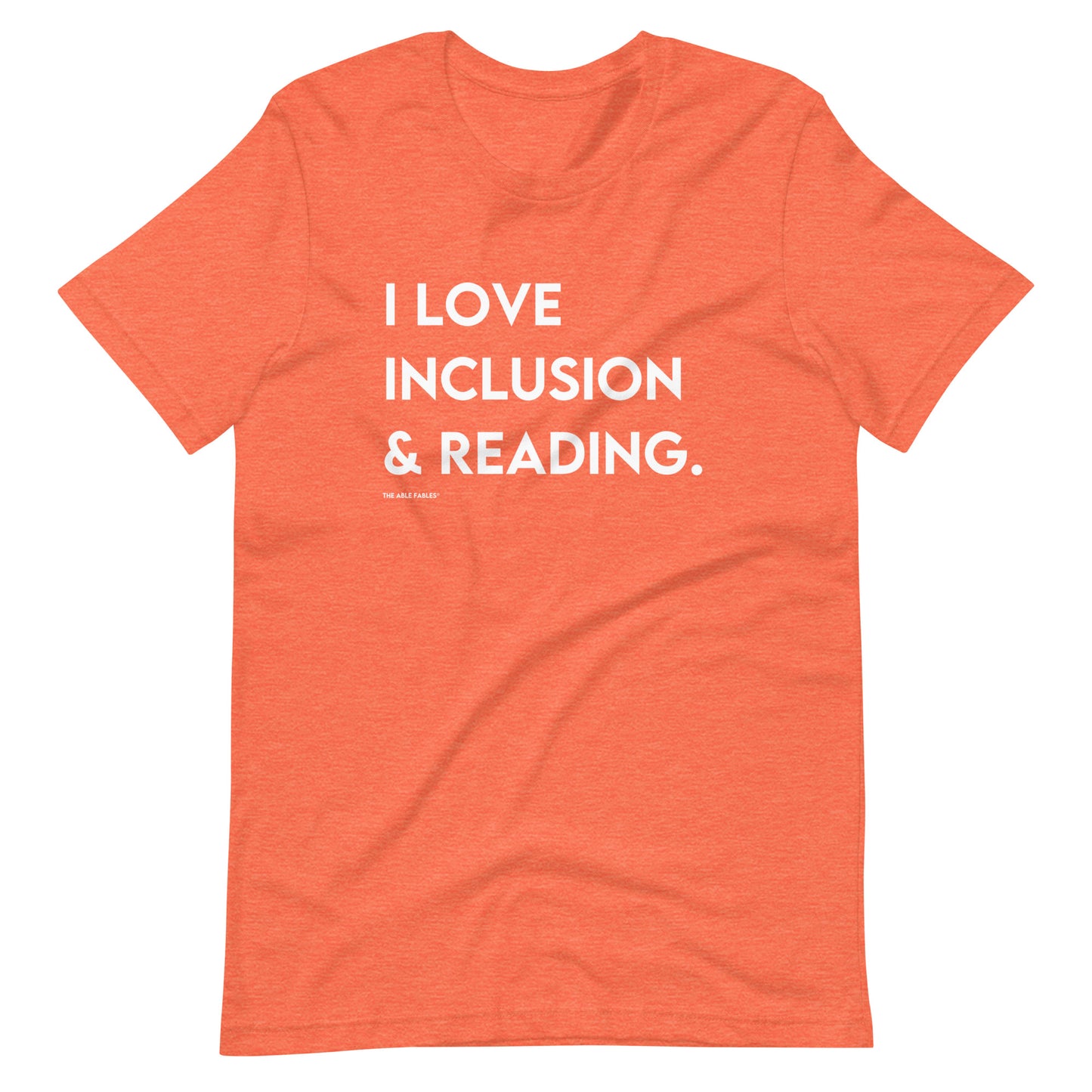 I Love Inclusion & Reading | Adult Unisex Tee